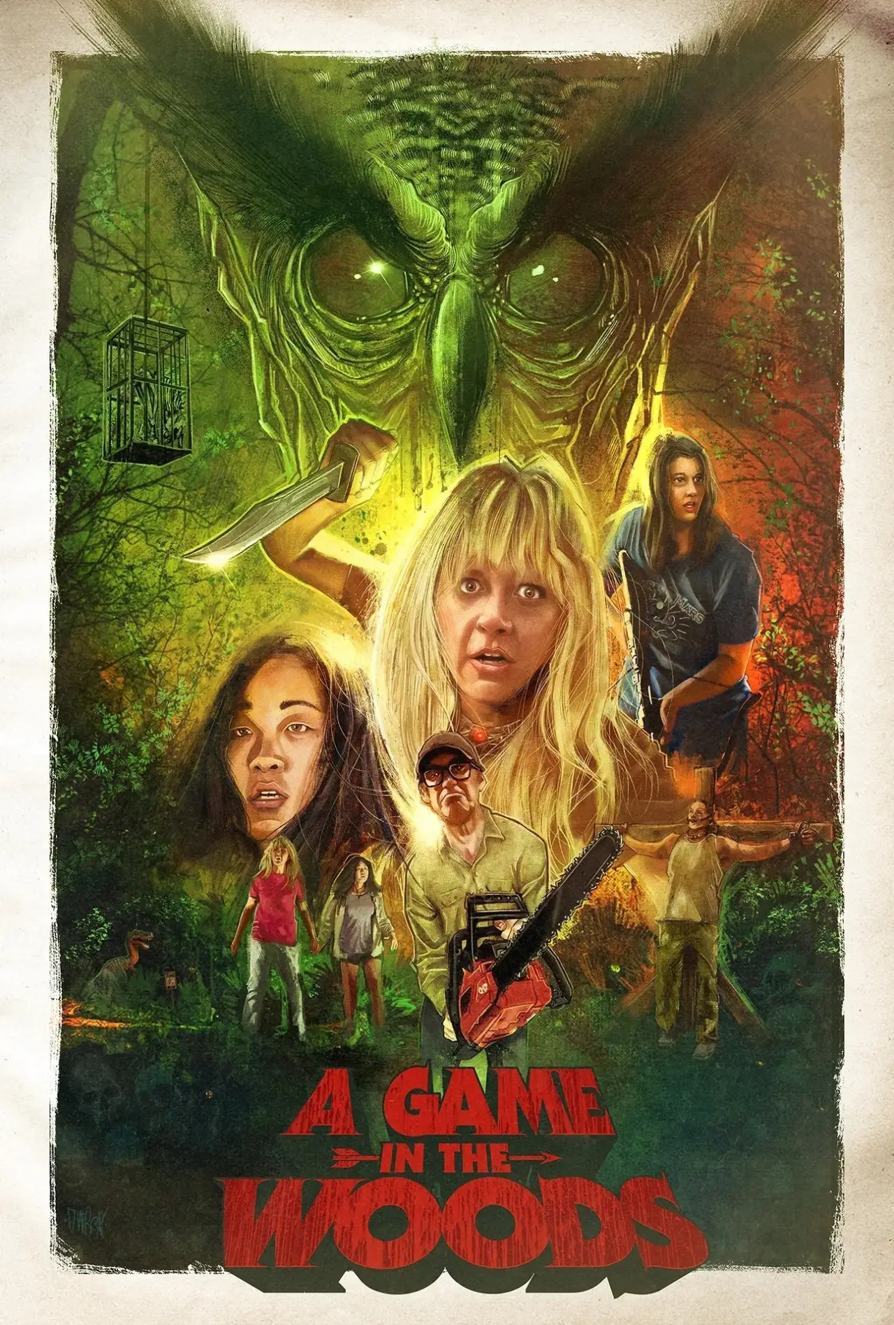 Movie poster "A Game in the Woods"