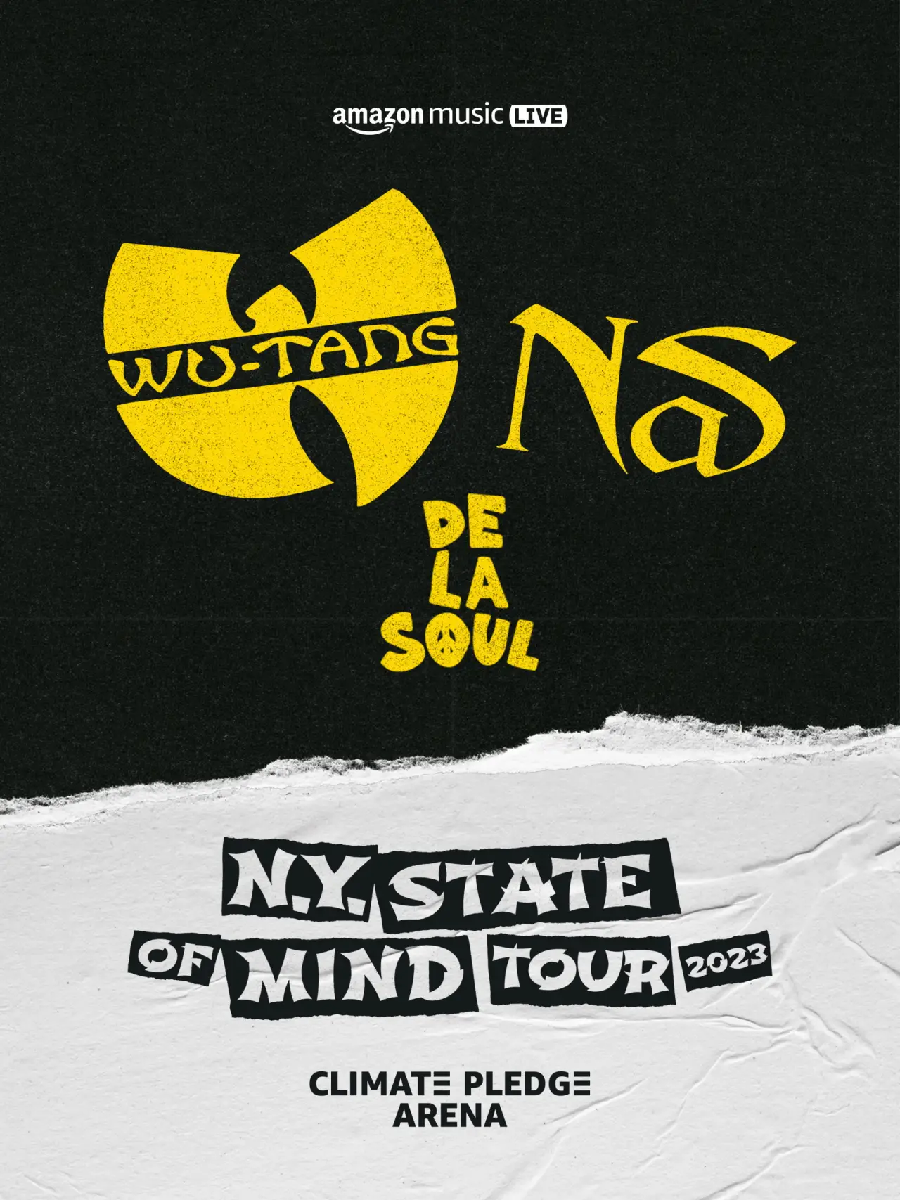 Movie poster "Wu-Tang Clan & Nas: NY State of Mind Tour at Climate Pledge Arena"
