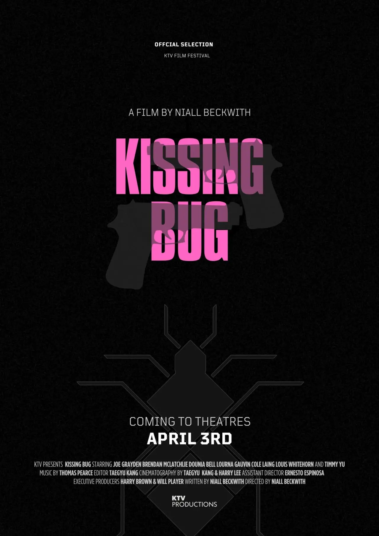 Movie poster "Kissing Bug"