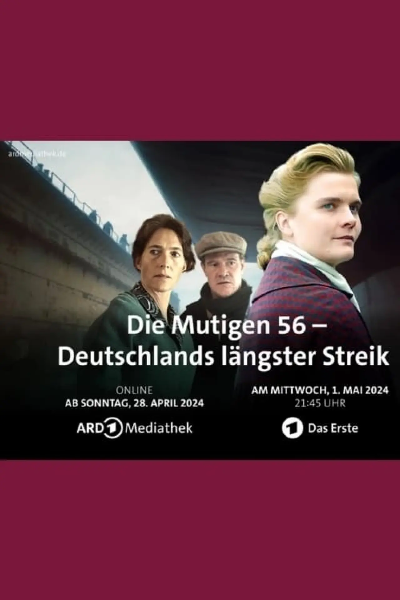 Movie poster "Die Mutigen 56 - Deutschlands längster Streik"