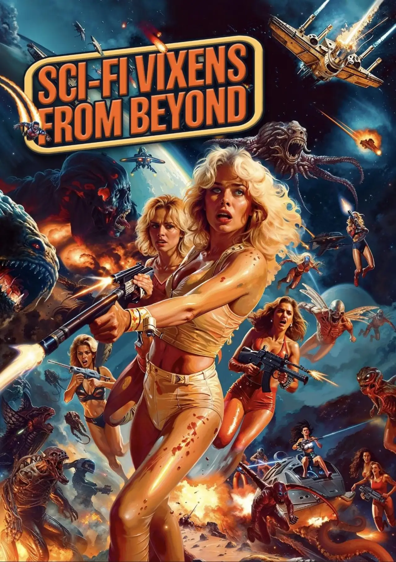 Movie poster "Sci-Fi Vixens from Beyond"