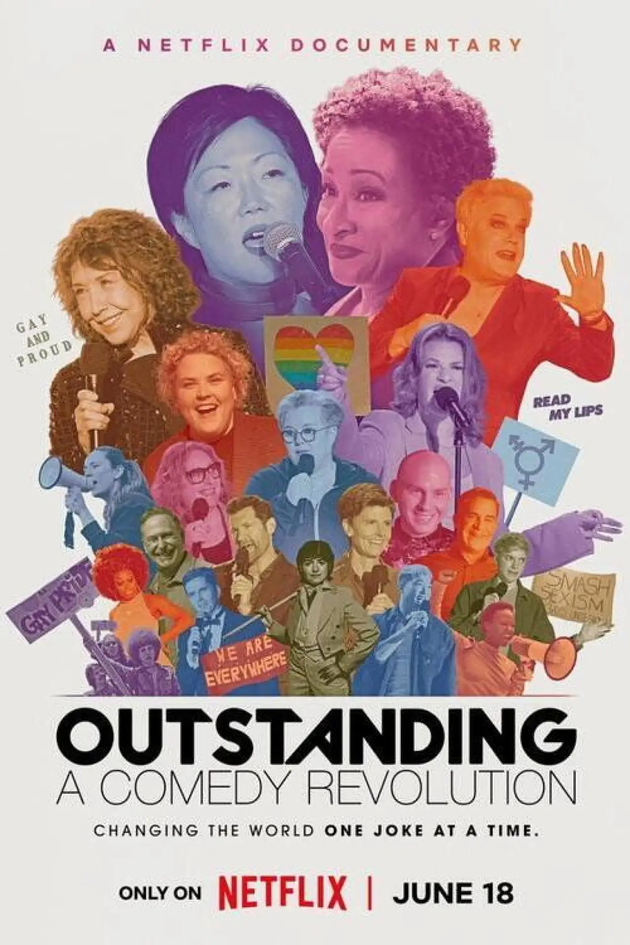 Movie poster "Outstanding: A Comedy Revolution"