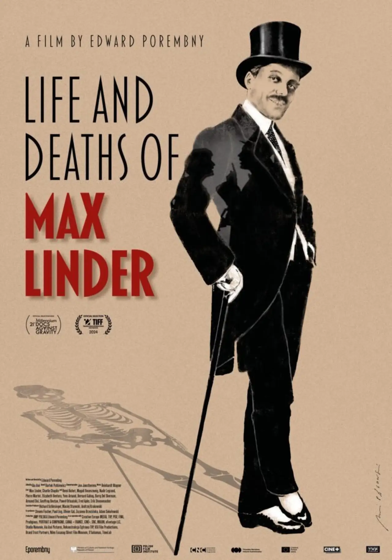 Movie poster "Life and death of Max Linder"