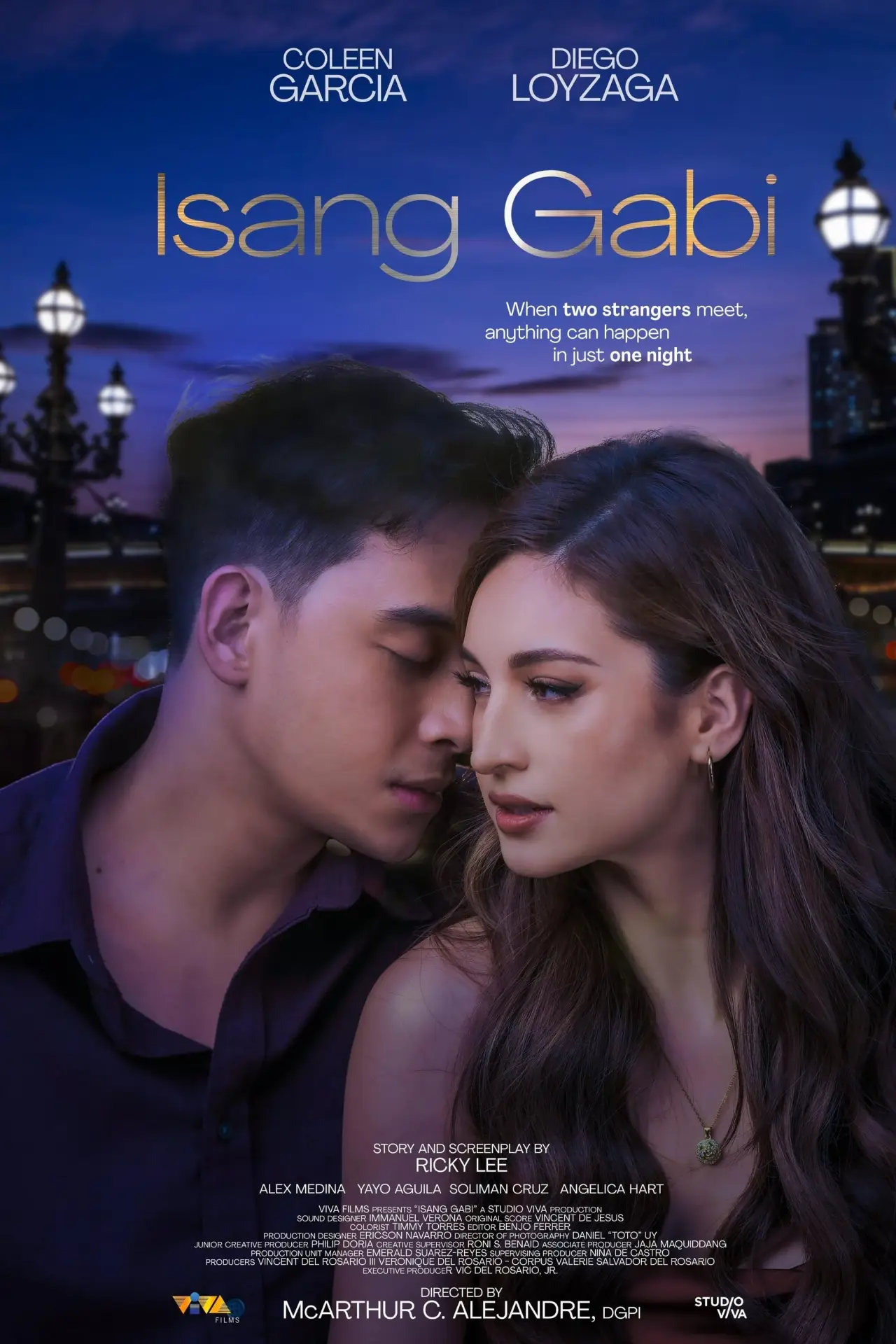 Movie poster "One Night"