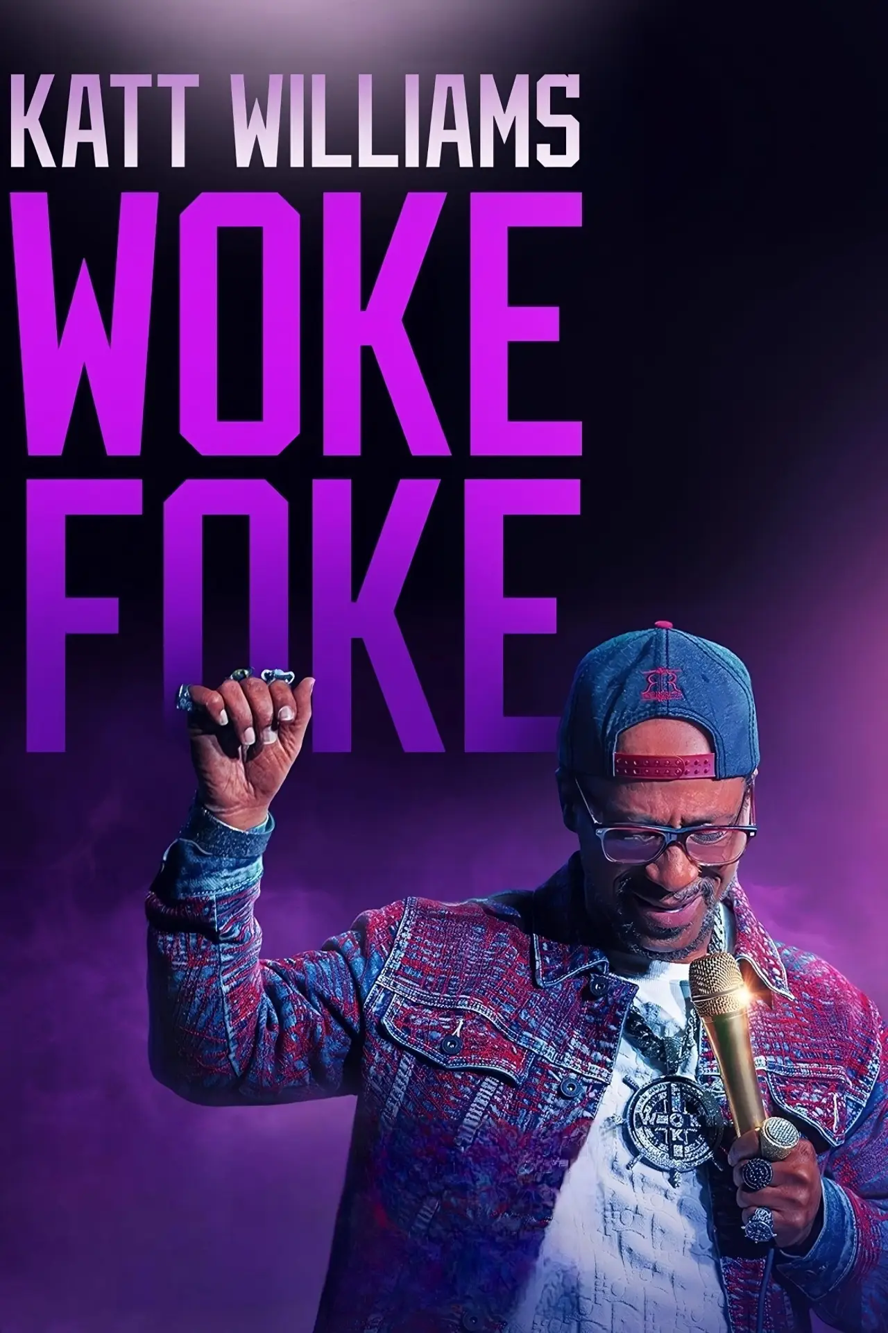 Movie poster "Katt Williams: Woke Foke"