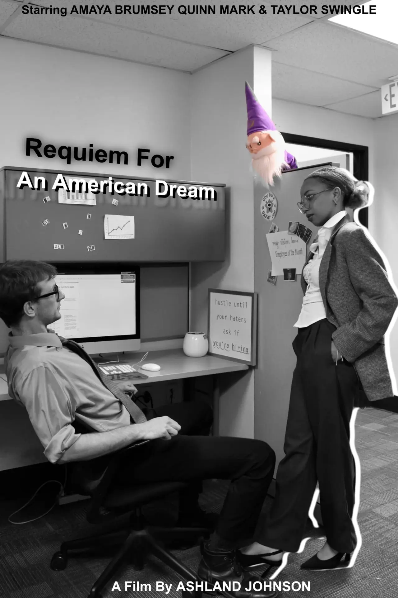 Movie poster "Requiem For An American Dream"