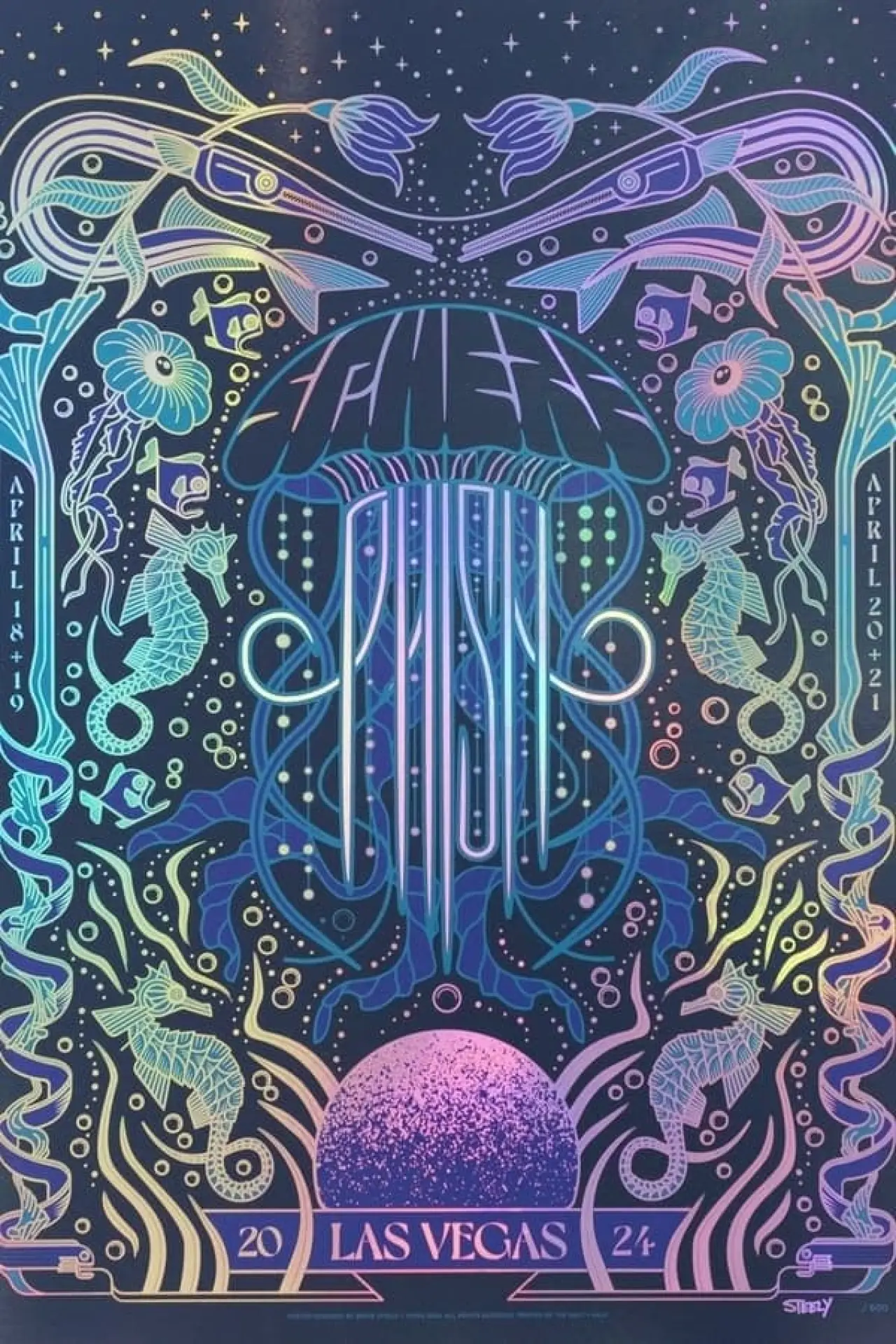 Movie poster "PHISH: 2024-04-21 SPHERE LAS VEGAS, NV"