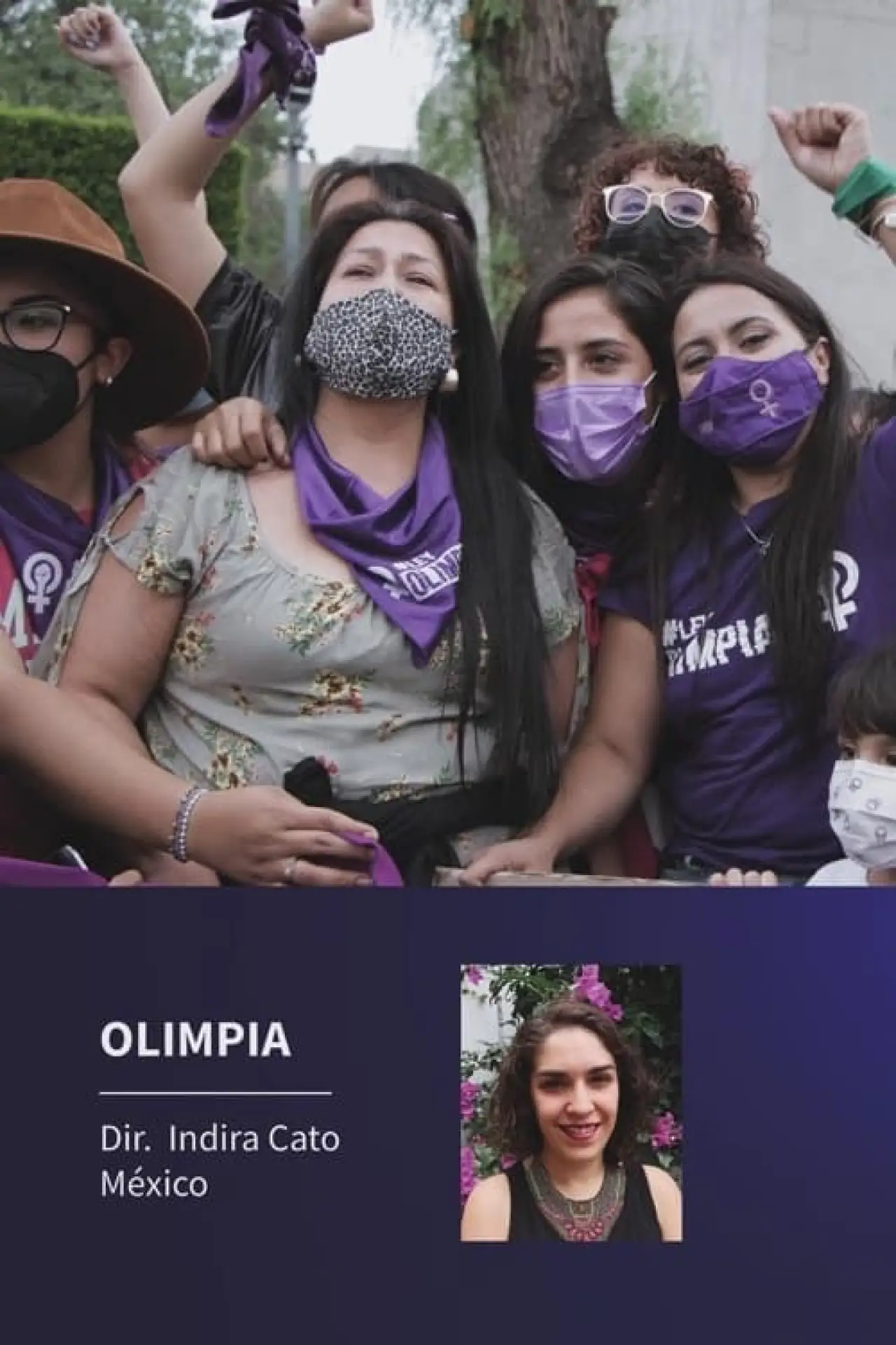 Movie poster "Llamarse Olimpia"