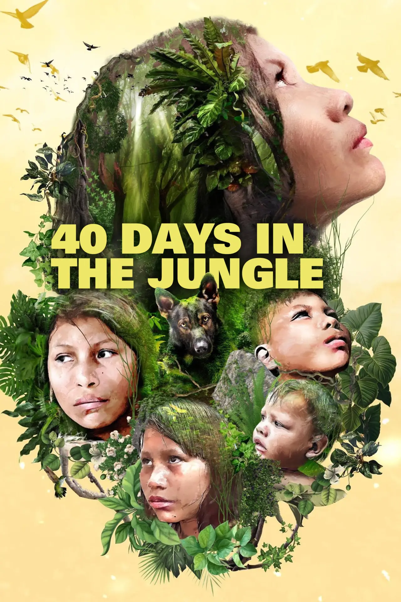 Movie poster "40 días perdidos en la selva"