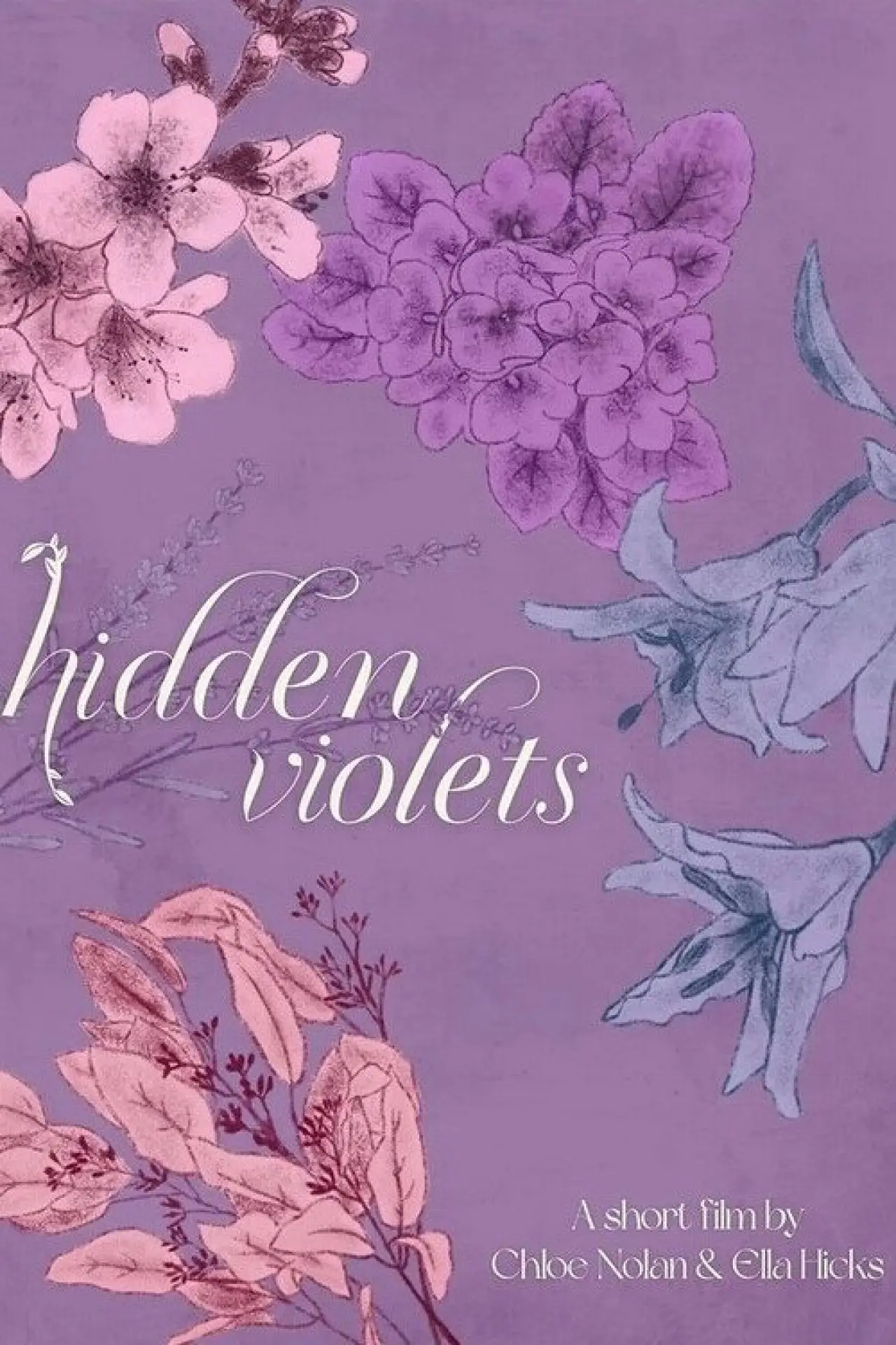Movie poster "Hidden Violets"