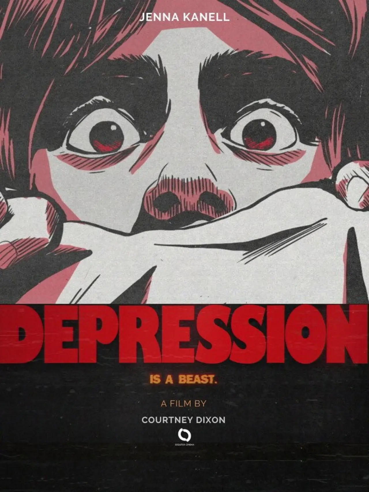 Movie poster "Depression is a Beast"