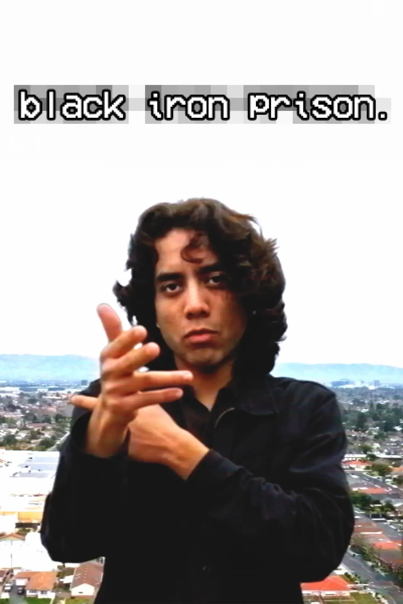 Movie poster "black iron prison."
