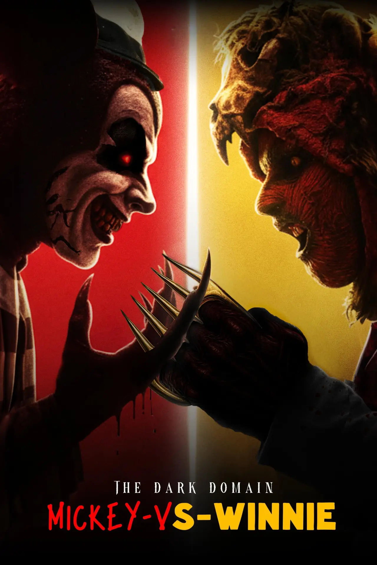 Movie poster "The Dark Domain: Mickey-vs-Winnie"