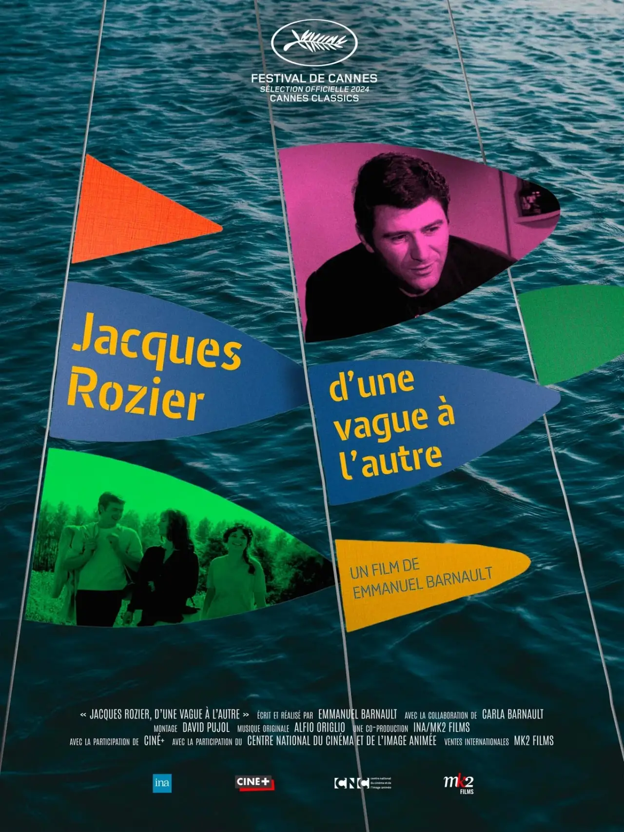 Movie poster "Jacques Rozier: From One Wave to Another"