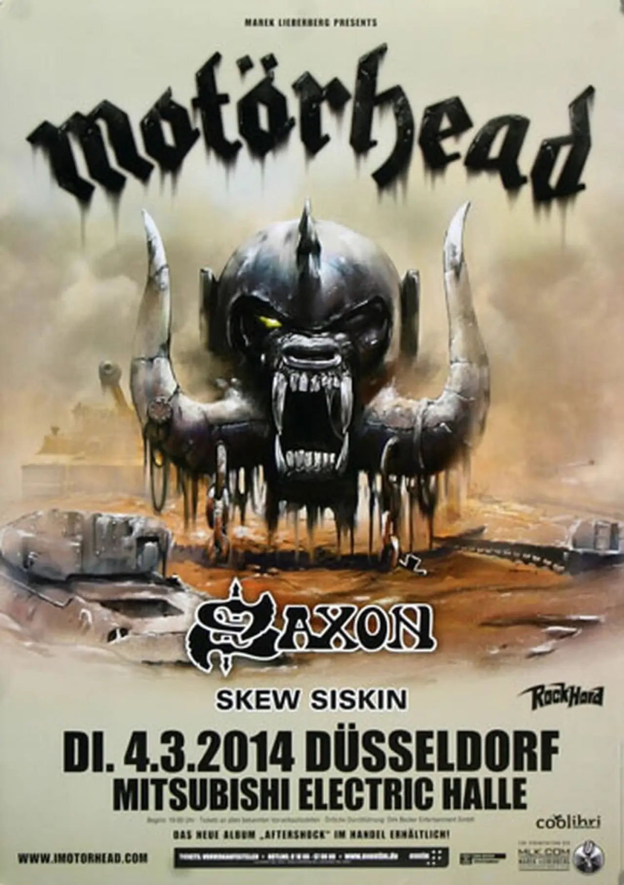 Movie poster "Motörhead – Aftershock In Düsseldorf 2014"