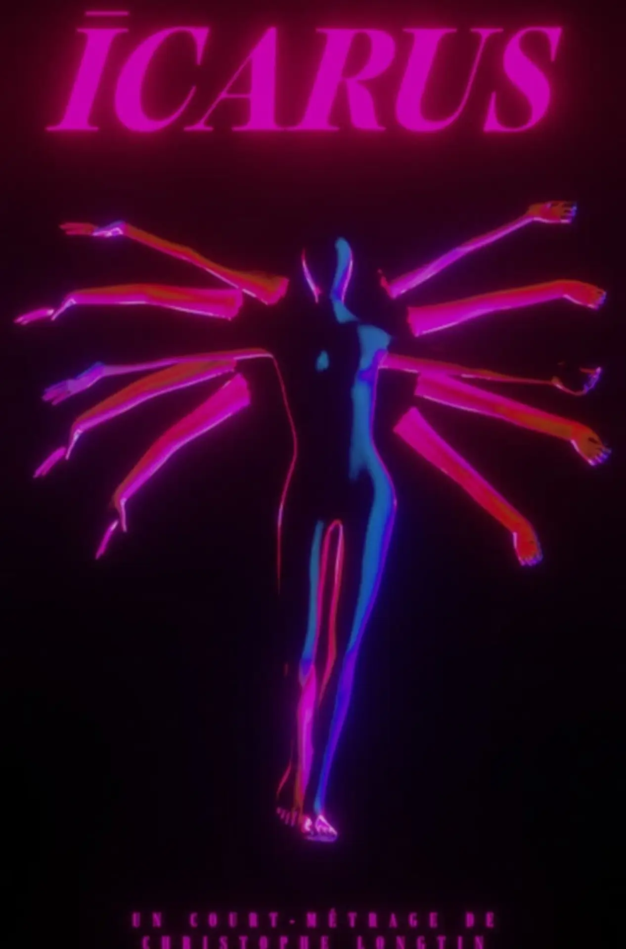 Movie poster "ĪCARUS"
