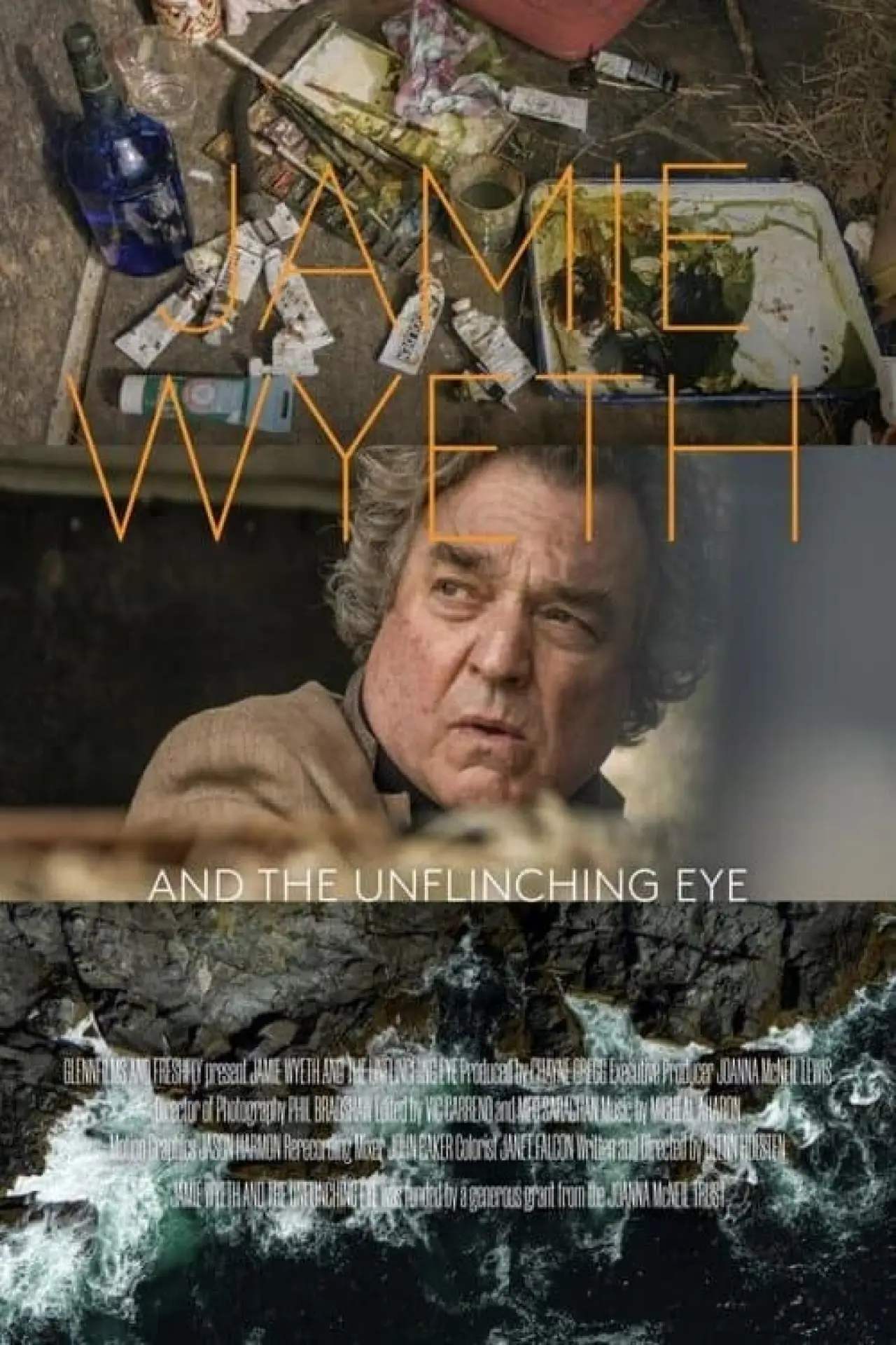 Movie poster "Jamie Wyeth and the Unflinching Eye"