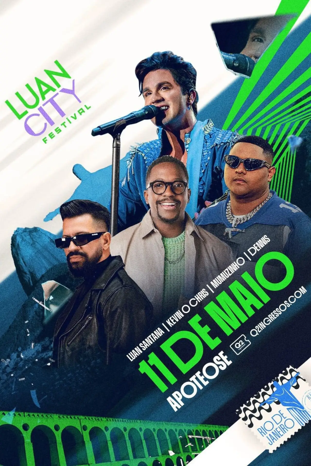 Movie poster "Luan Santana: Luan City Festival · Rio de Janeiro"