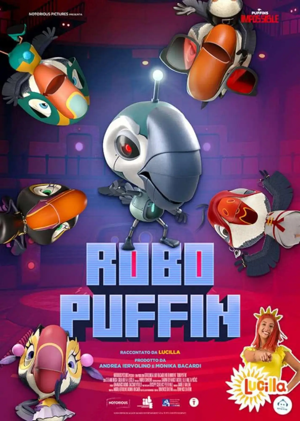 Movie poster "Robo Puffin"