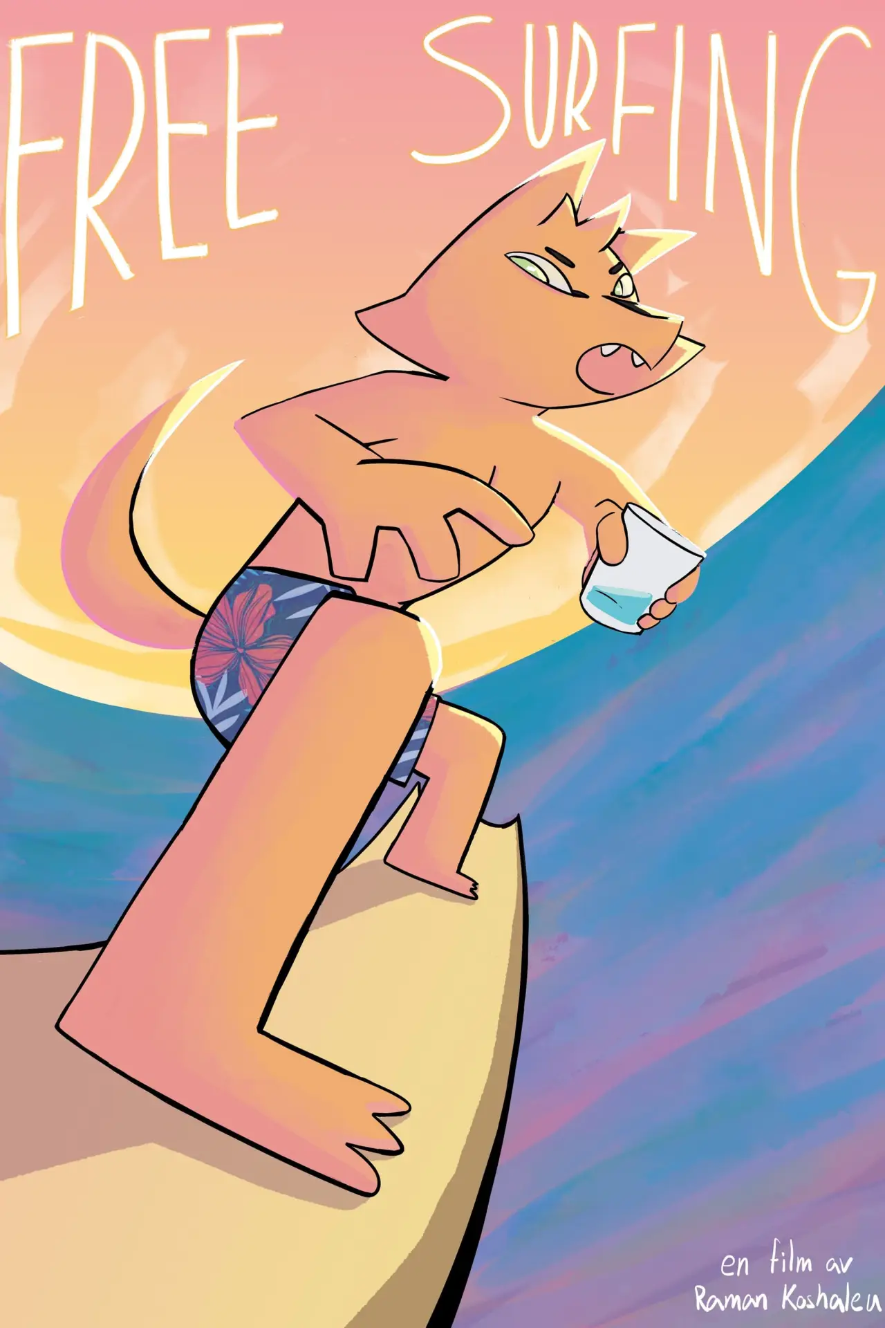 Movie poster "Free Surfing"