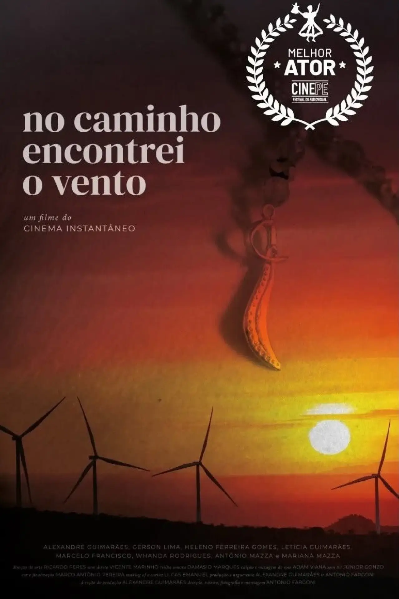 Movie poster "No Caminho Encontrei o Vento"