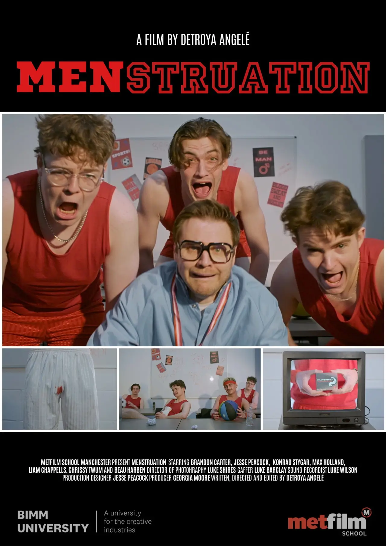 Movie poster "MENstruation"