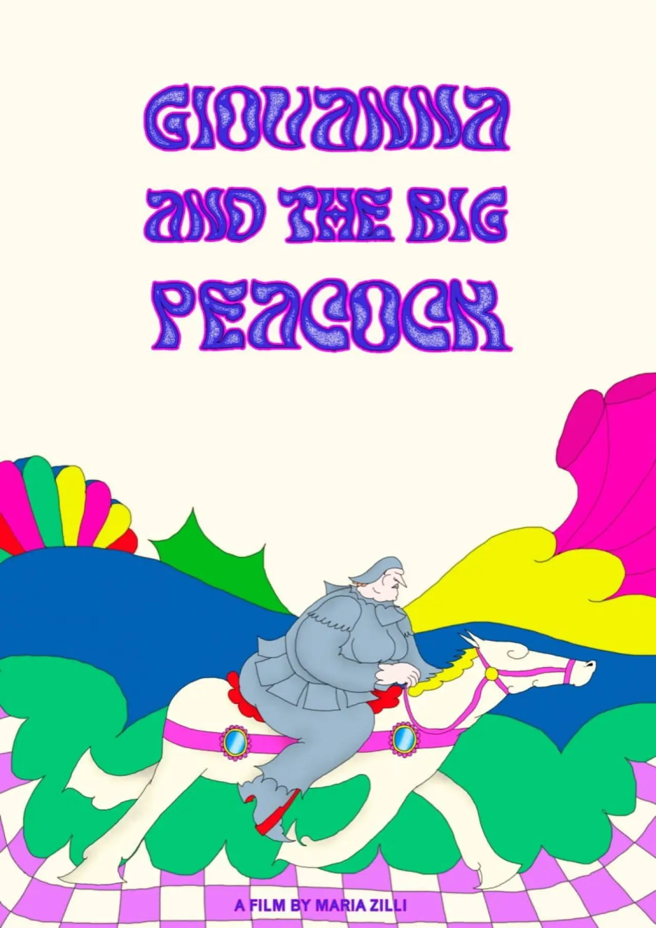 Movie poster "Giovanna and the Big Peacock"