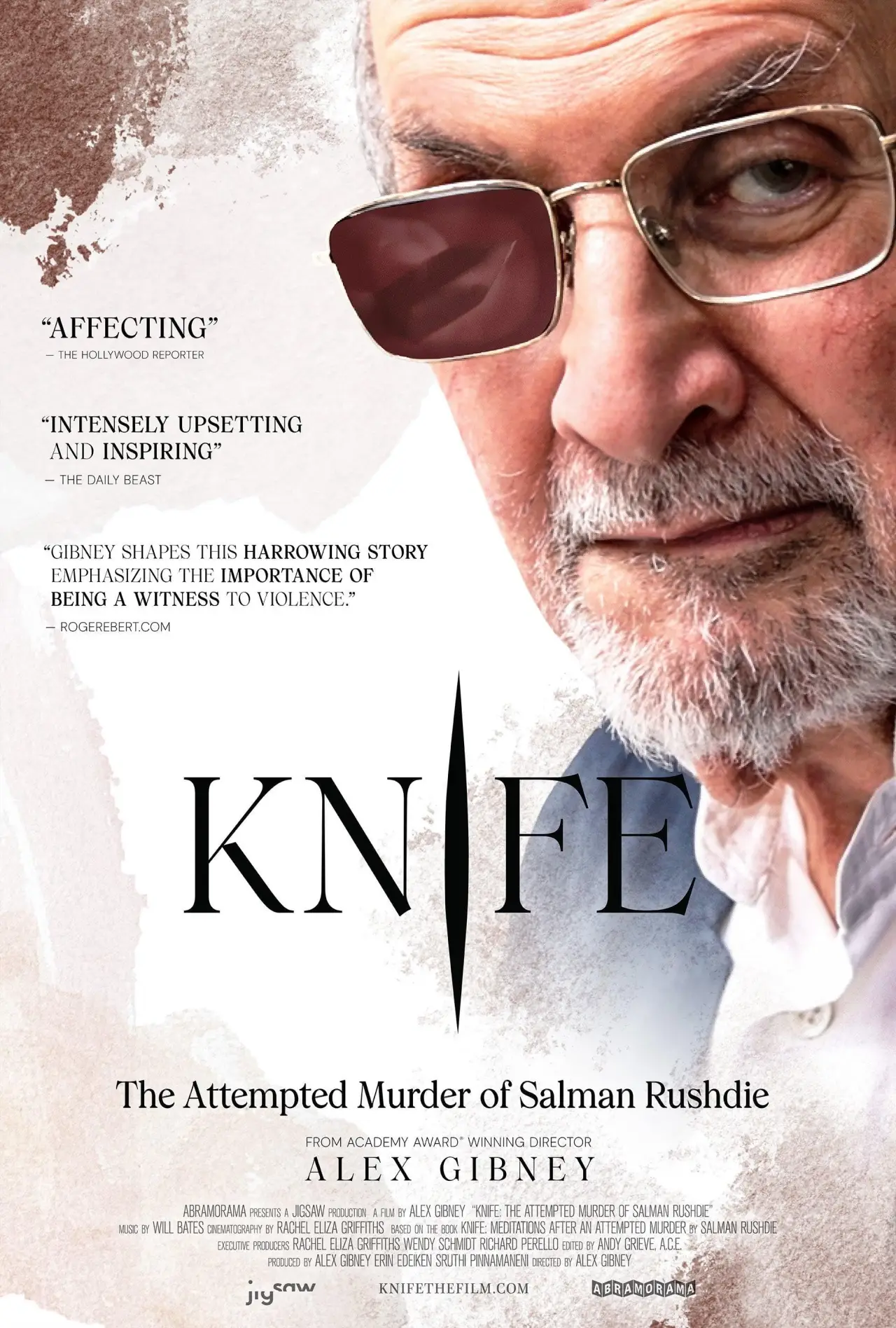 Movie poster "Knife: The Attempted Murder of Salman Rushdie"