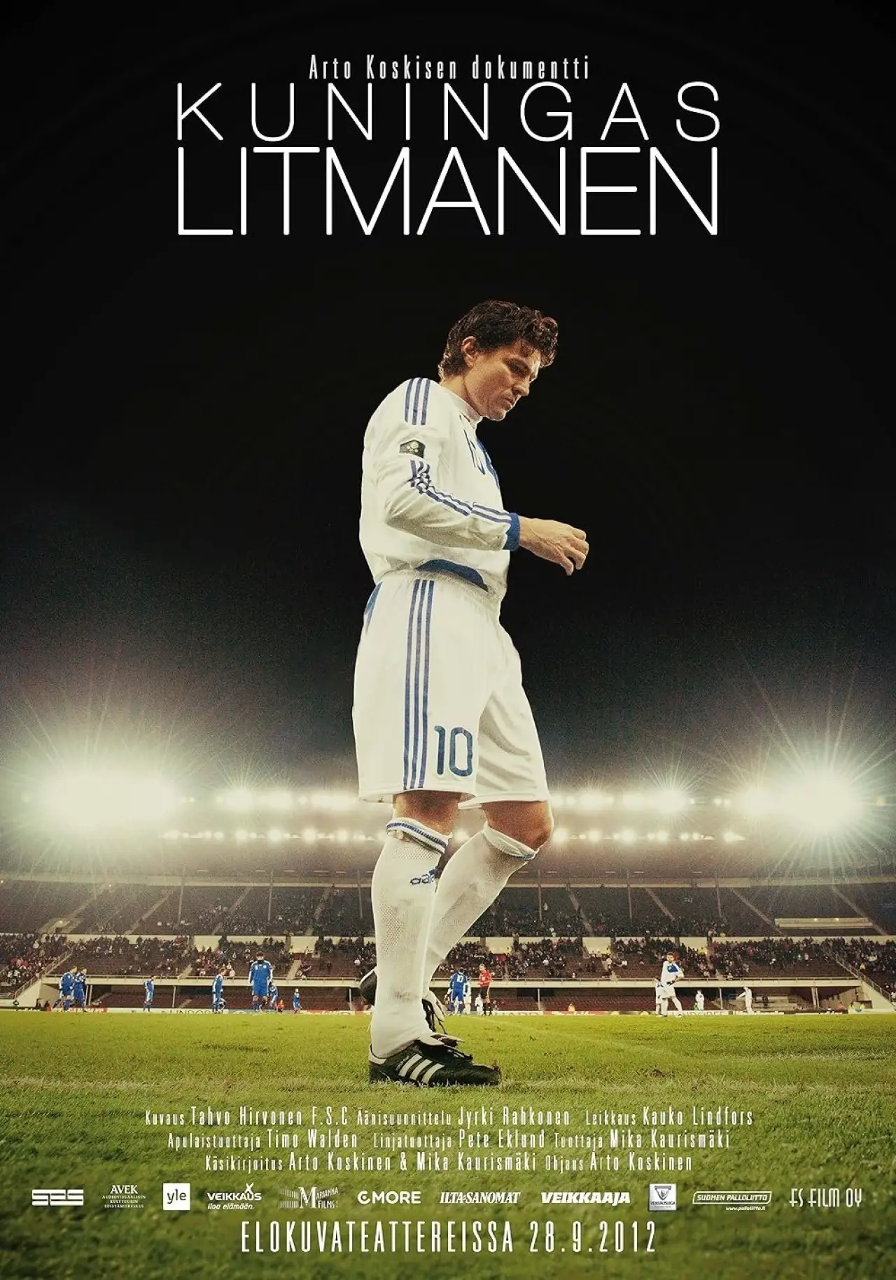 Movie poster "Kuningas Litmanen"