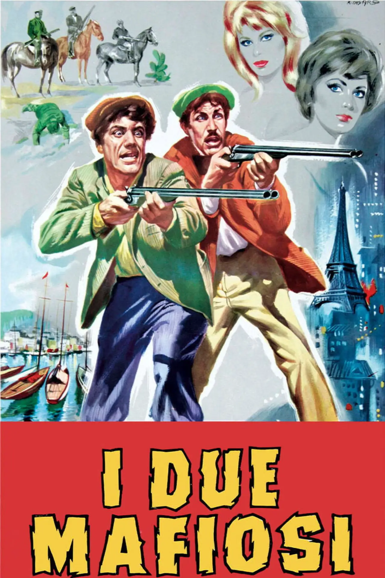 Movie poster "The Two Mafiosi"