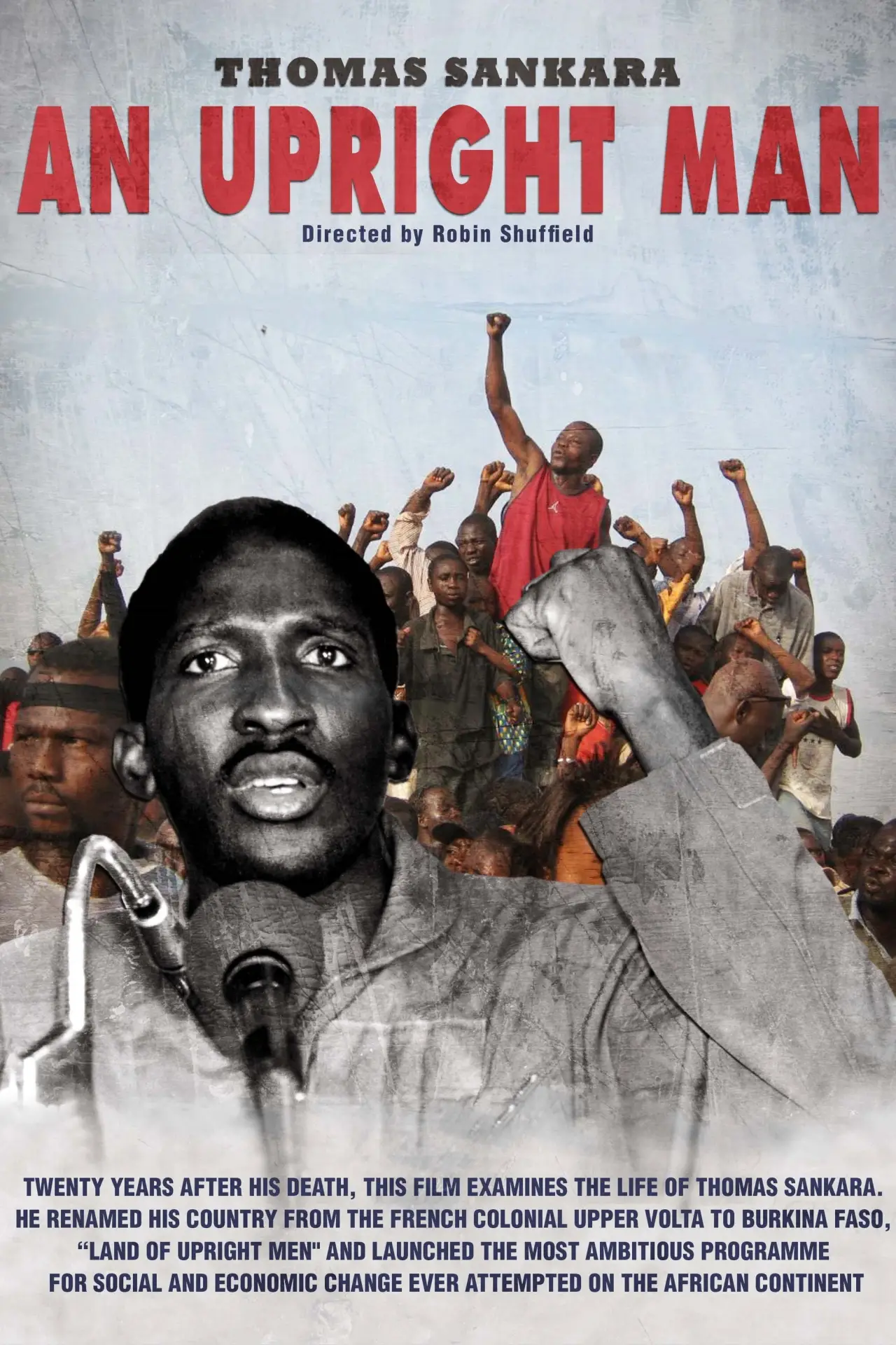 Movie poster "Thomas Sankara: The Upright Man"