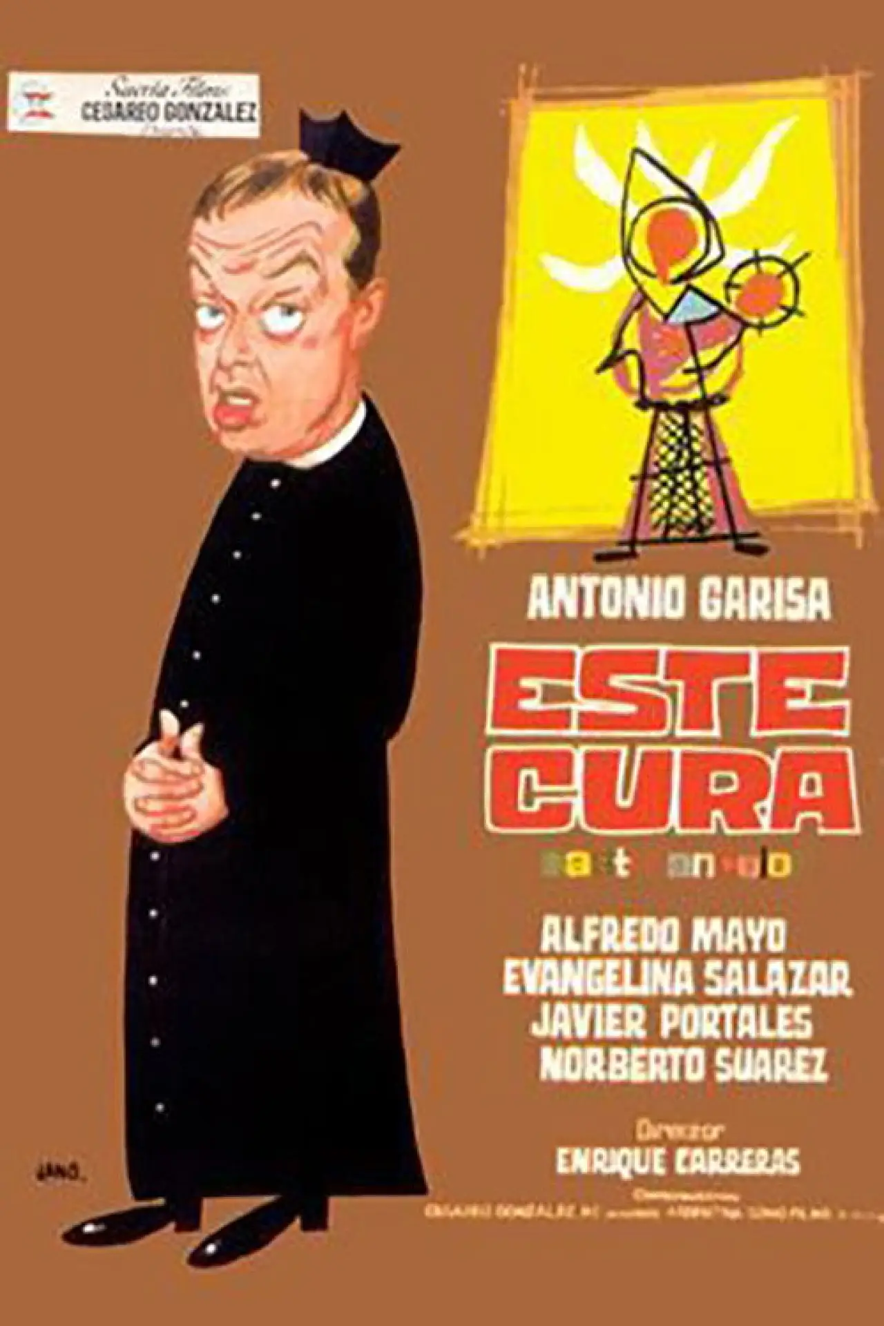 Movie poster "Este cura"