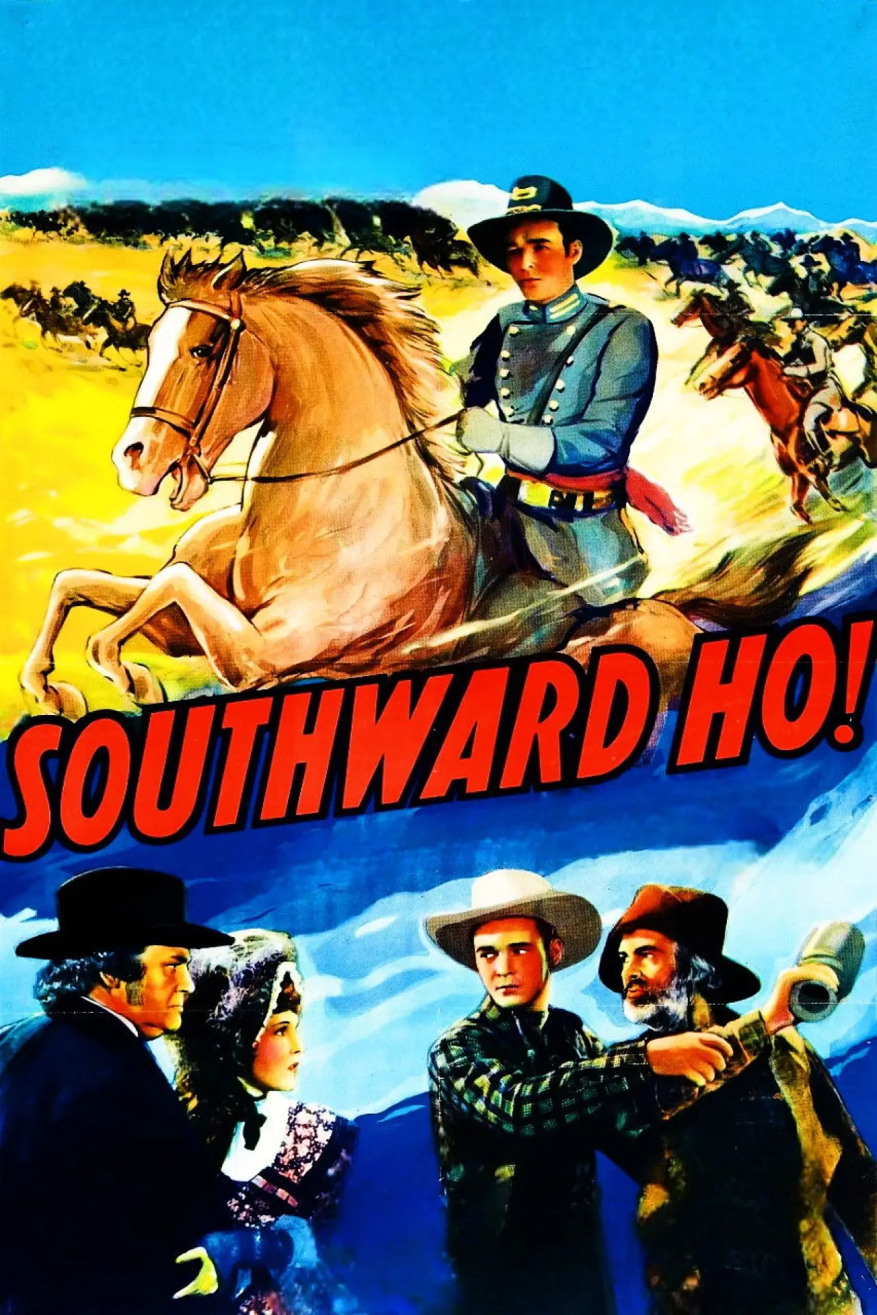 Movie poster "Southward Ho!"