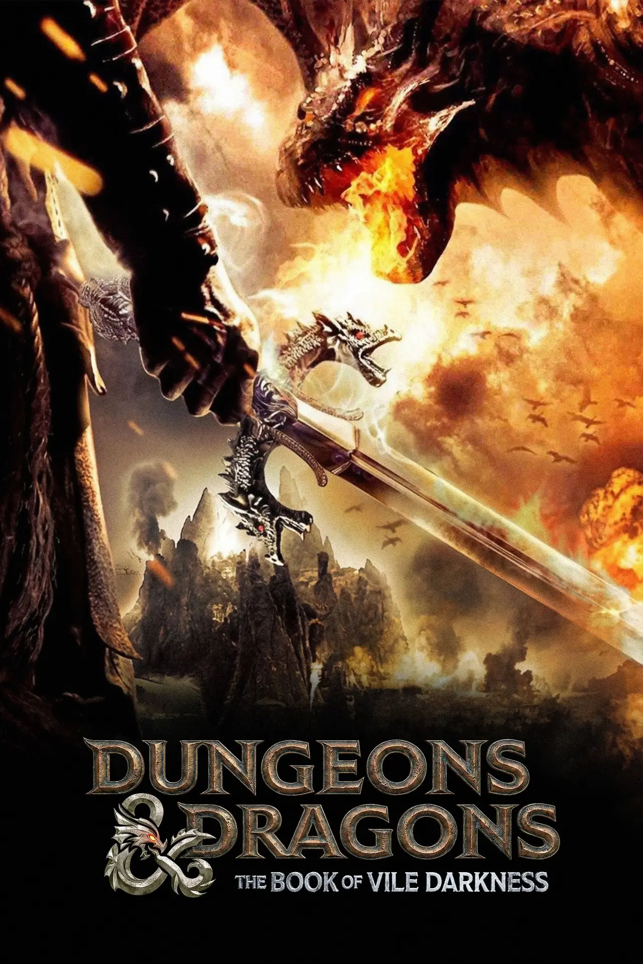 Movie poster "Dungeons & Dragons: The Book of Vile Darkness"