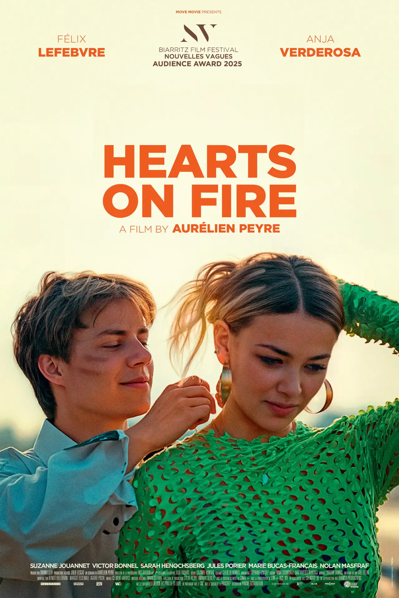 Movie poster "Hearts on Fire"
