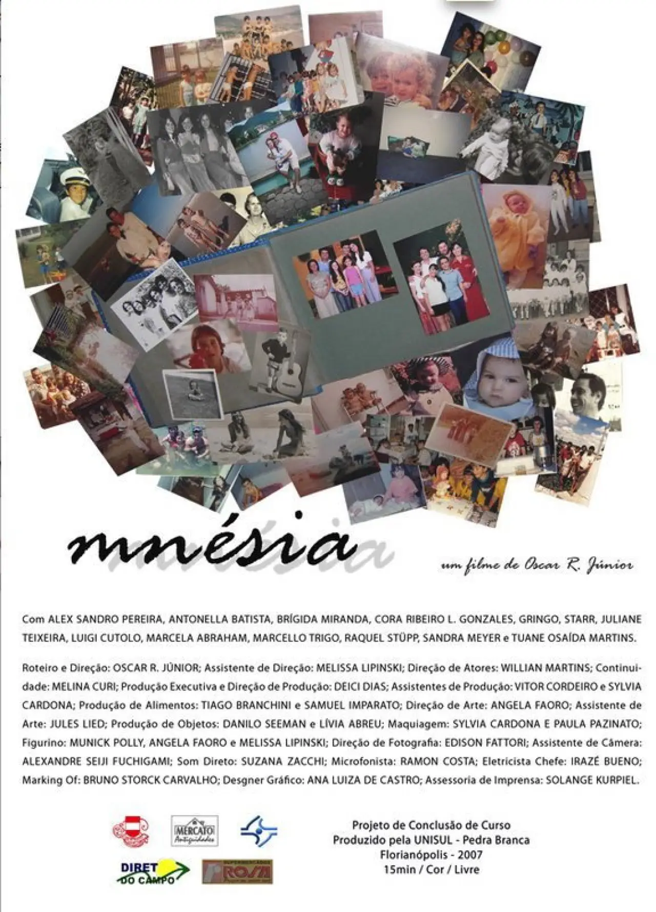 Movie poster "Mnésia"