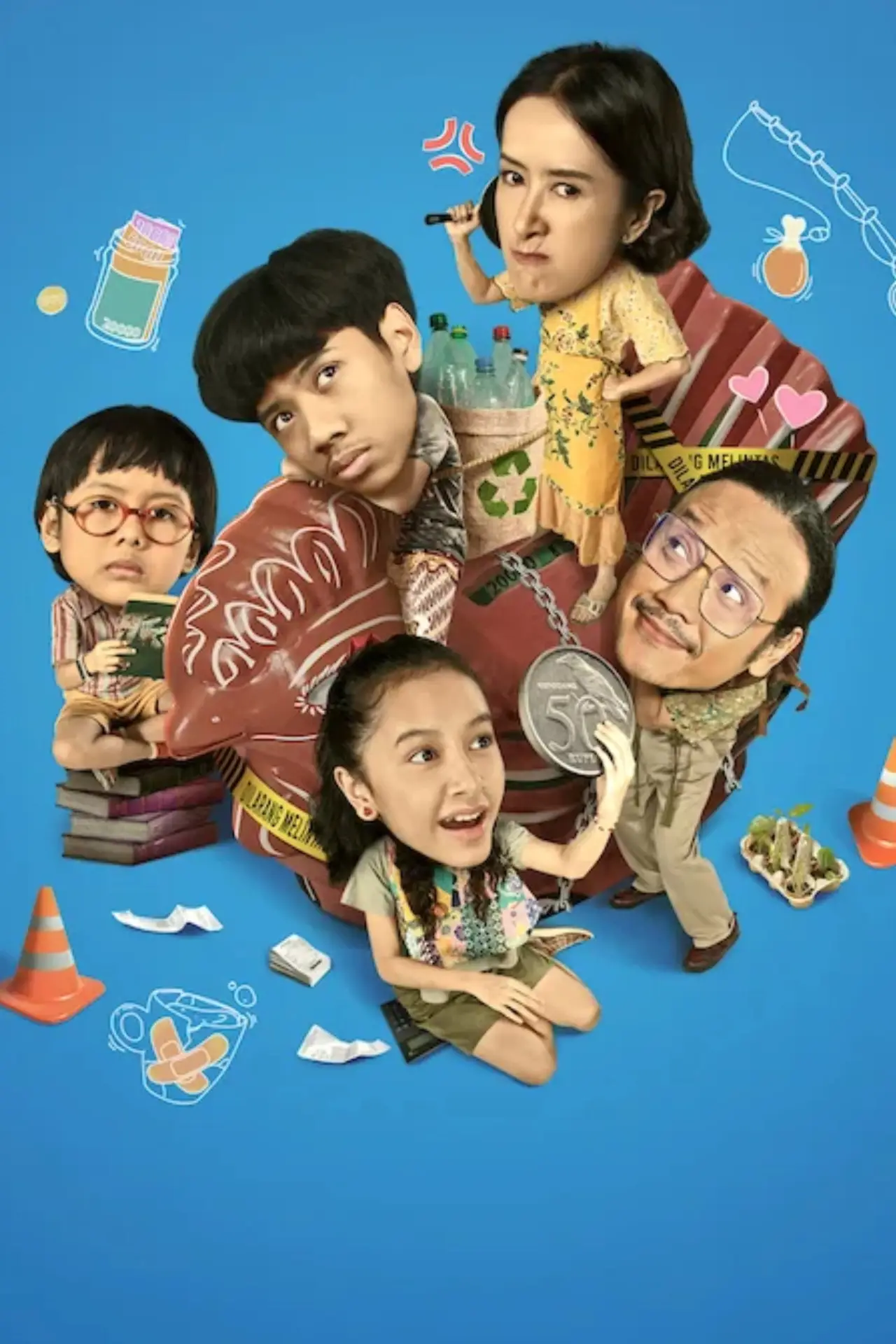 Movie poster "The Super Frugal Family"