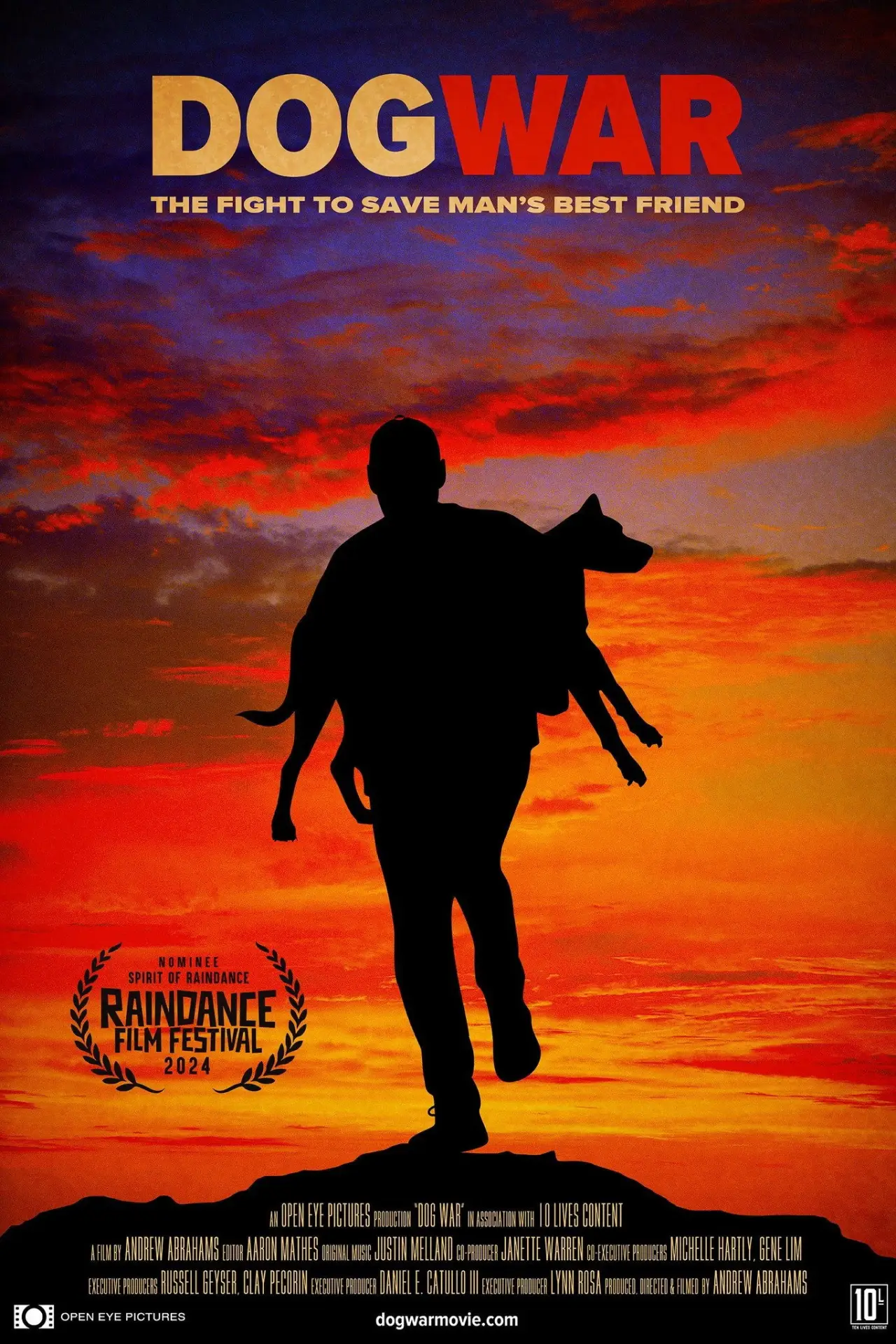 Movie poster "Dog War"