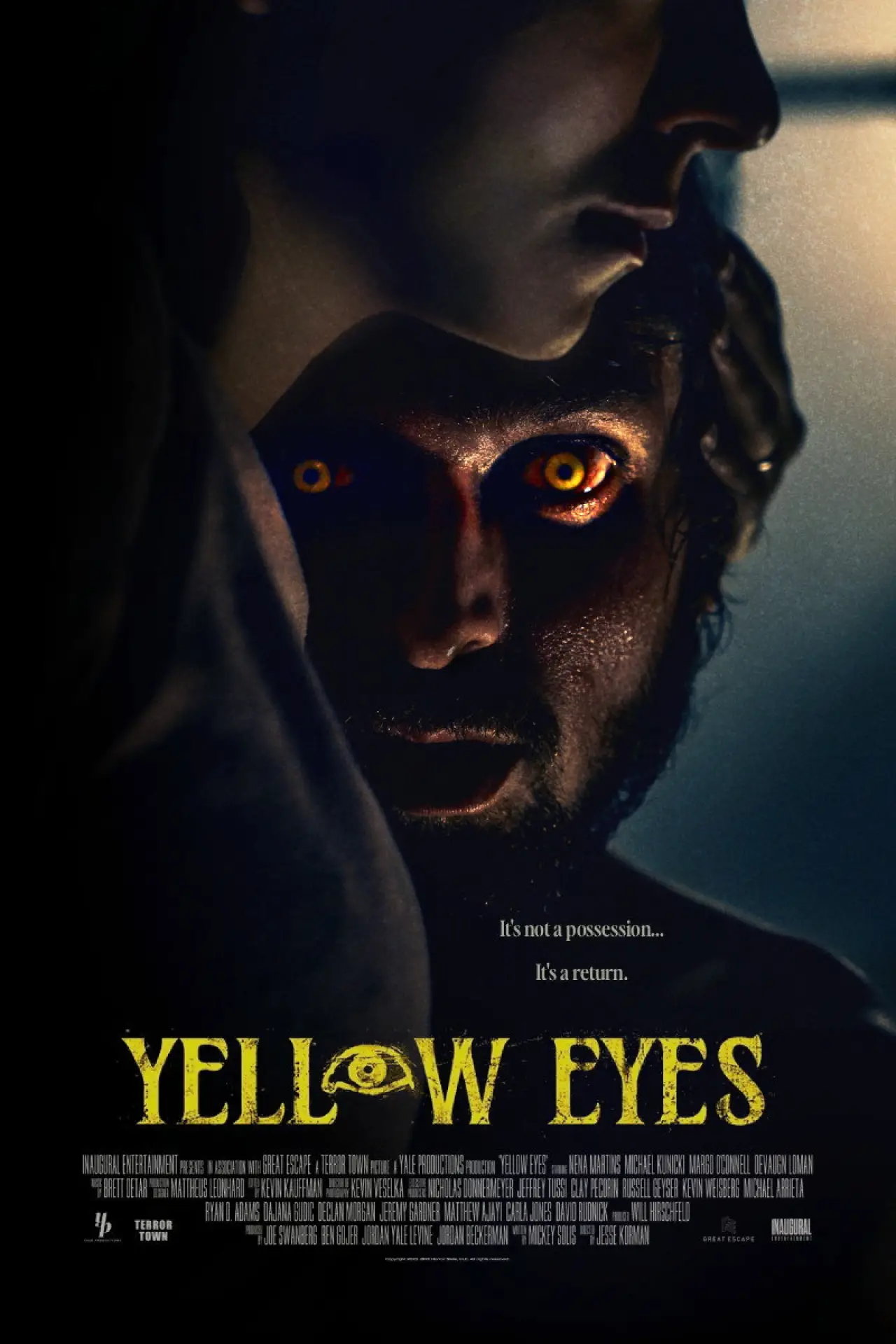 Movie poster "Yellow Eyes"