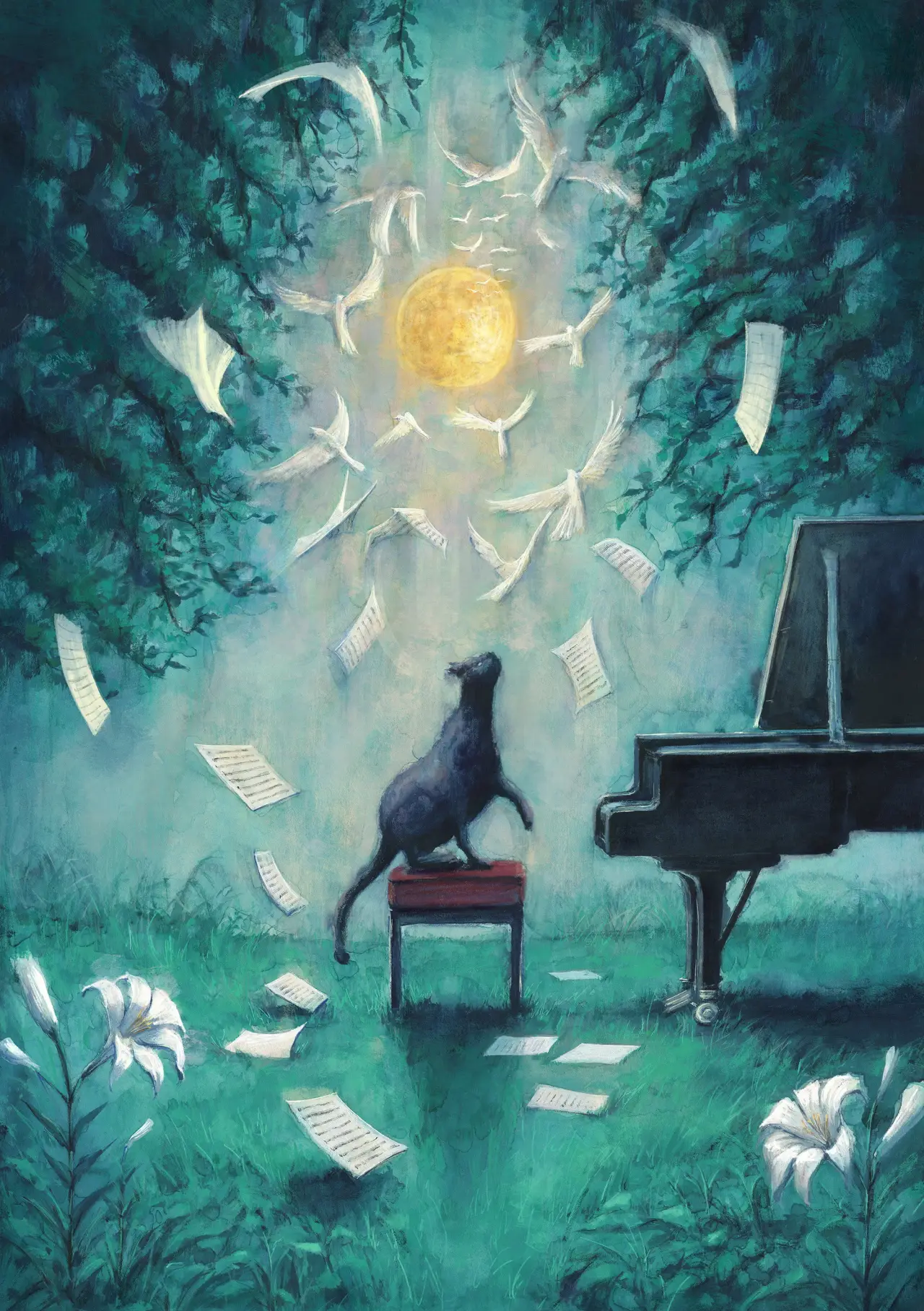 Movie poster "YORUSHIKA LIVE 2024 “Moon and Cat Dance”"