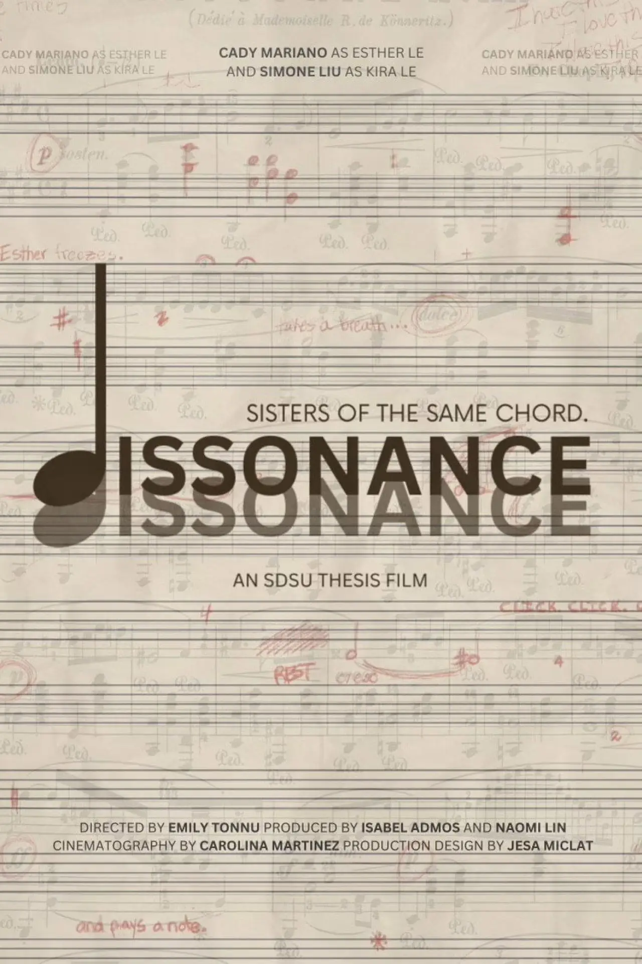 Movie poster "Dissonance"