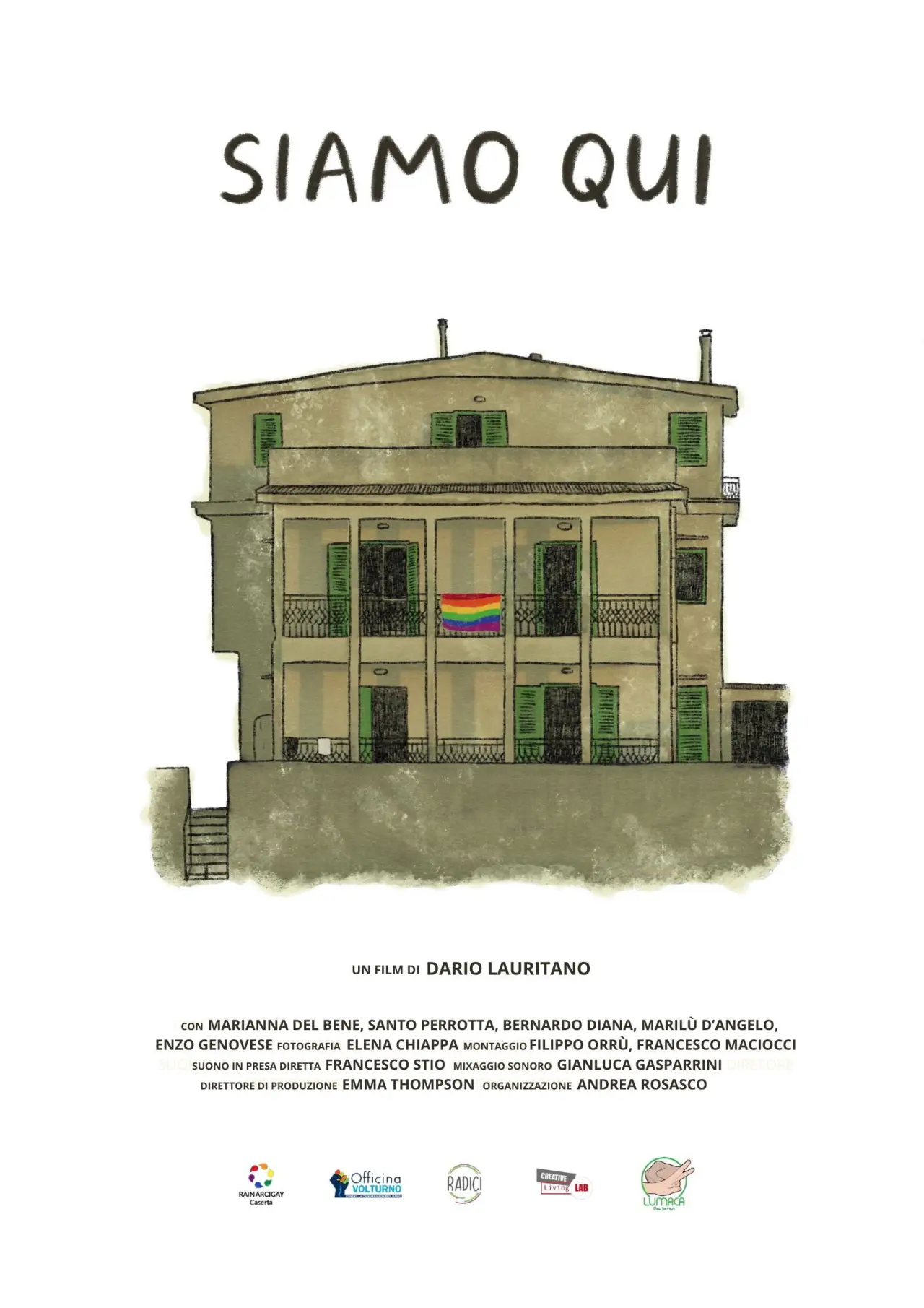 Movie poster "Siamo qui"