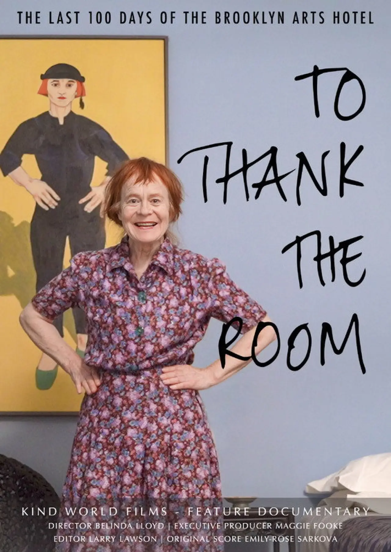Movie poster "To Thank The Room"