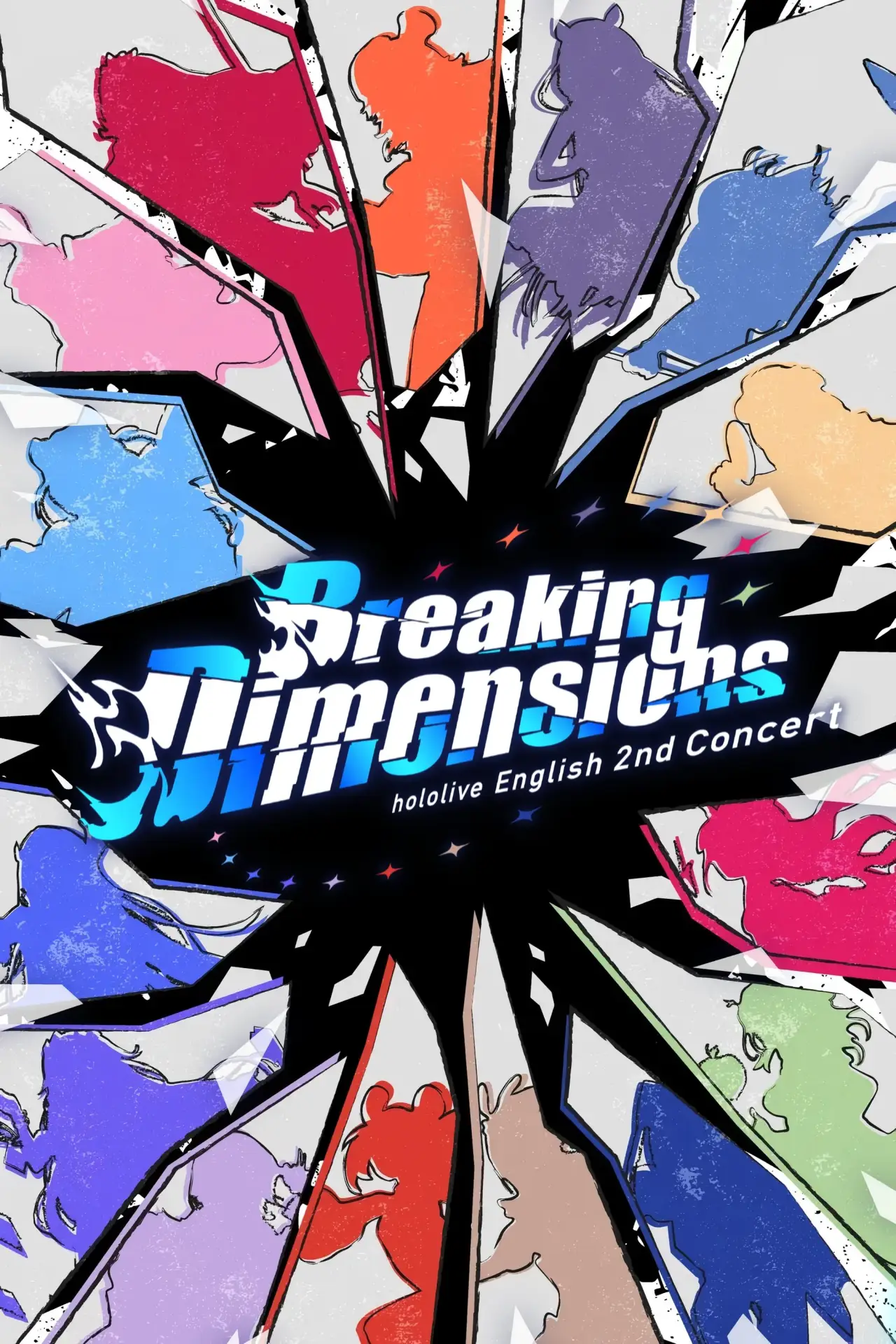 Movie poster "Hololive English 2nd Concert - Breaking Dimensions Day 1"
