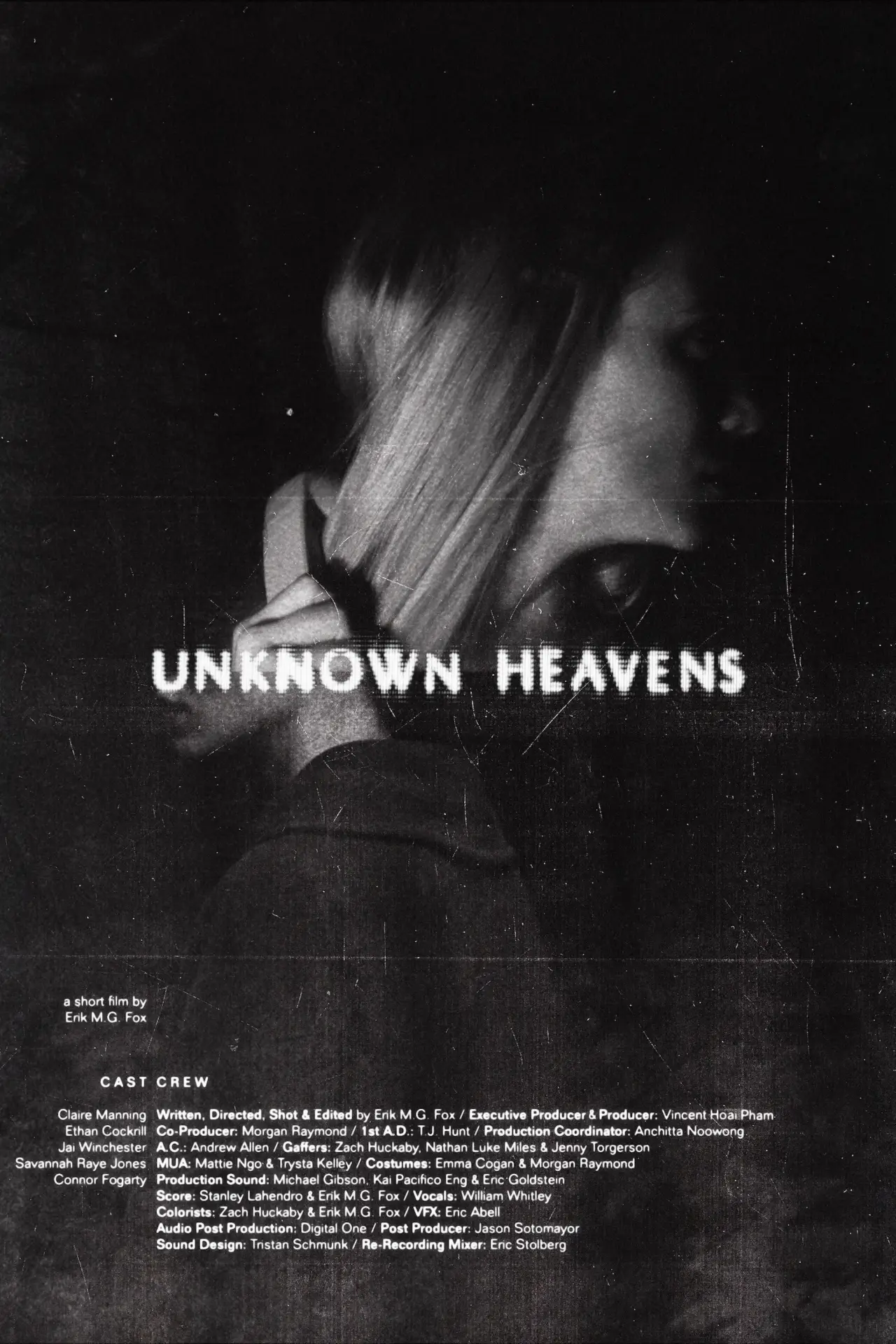 Movie poster "Unknown Heavens"
