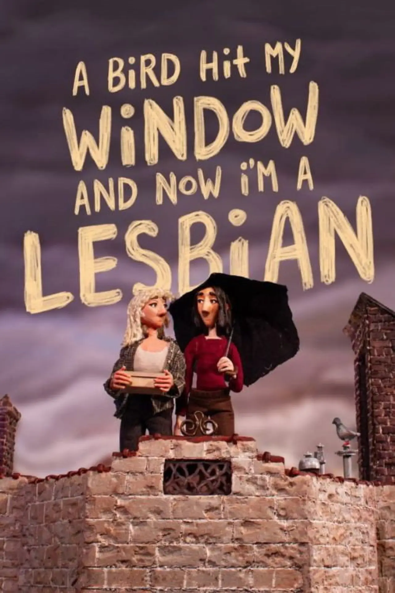 Movie poster "A Bird Hit My Window and Now I