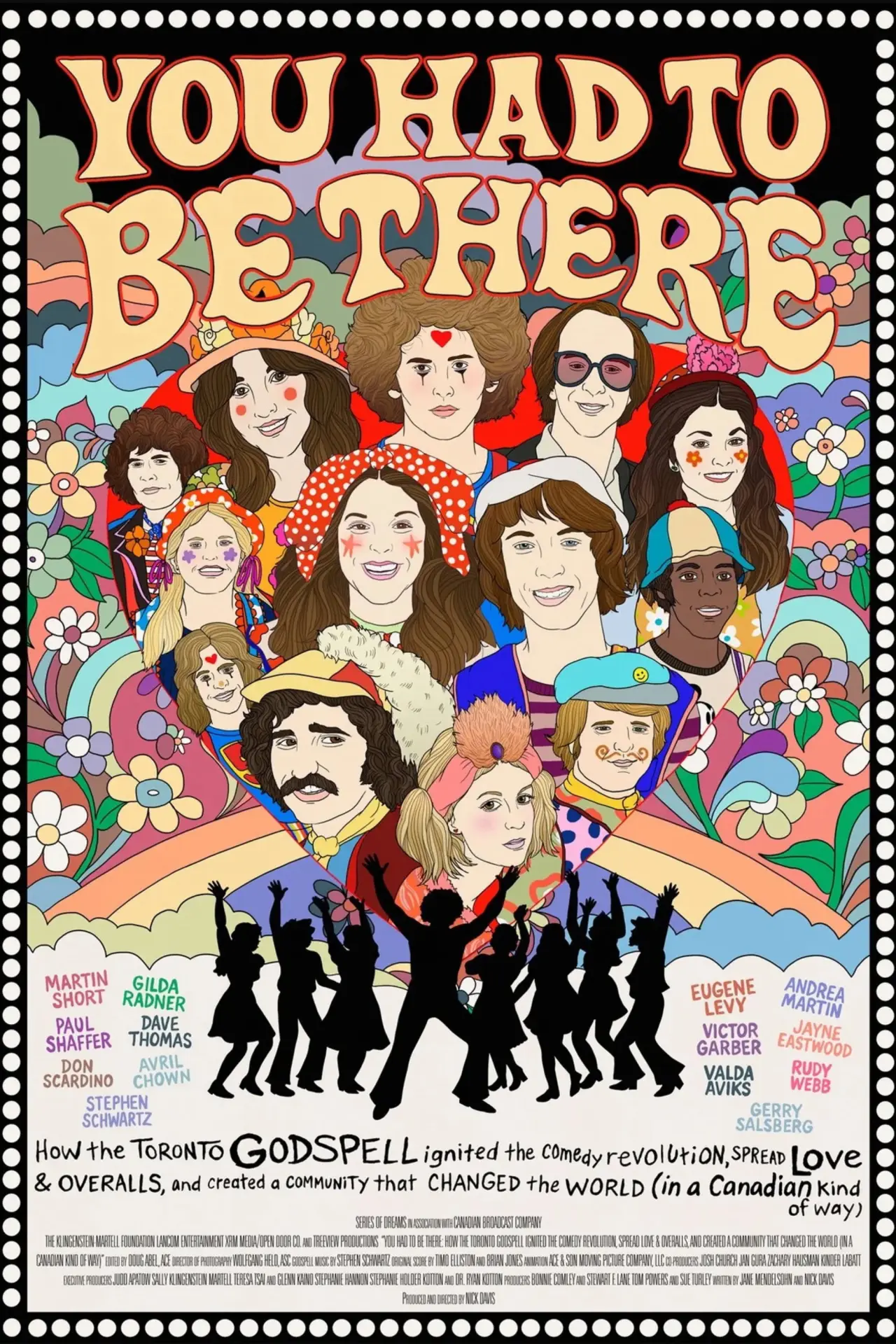 Movie poster "You Had to Be There: How the Toronto Godspell Ignited the Comedy Revolution..."