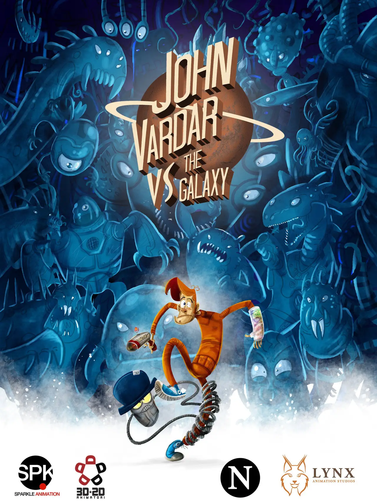 Movie poster "John Vardar vs the Galaxy"