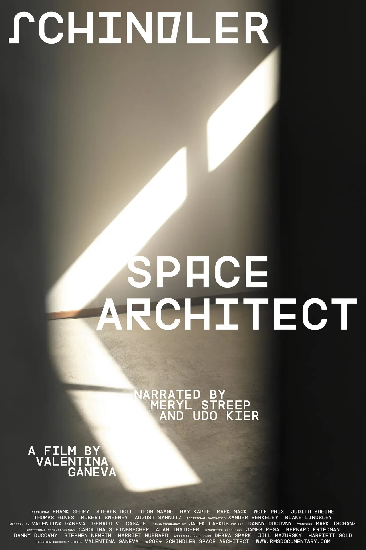 Movie poster "Schindler Space Architect"