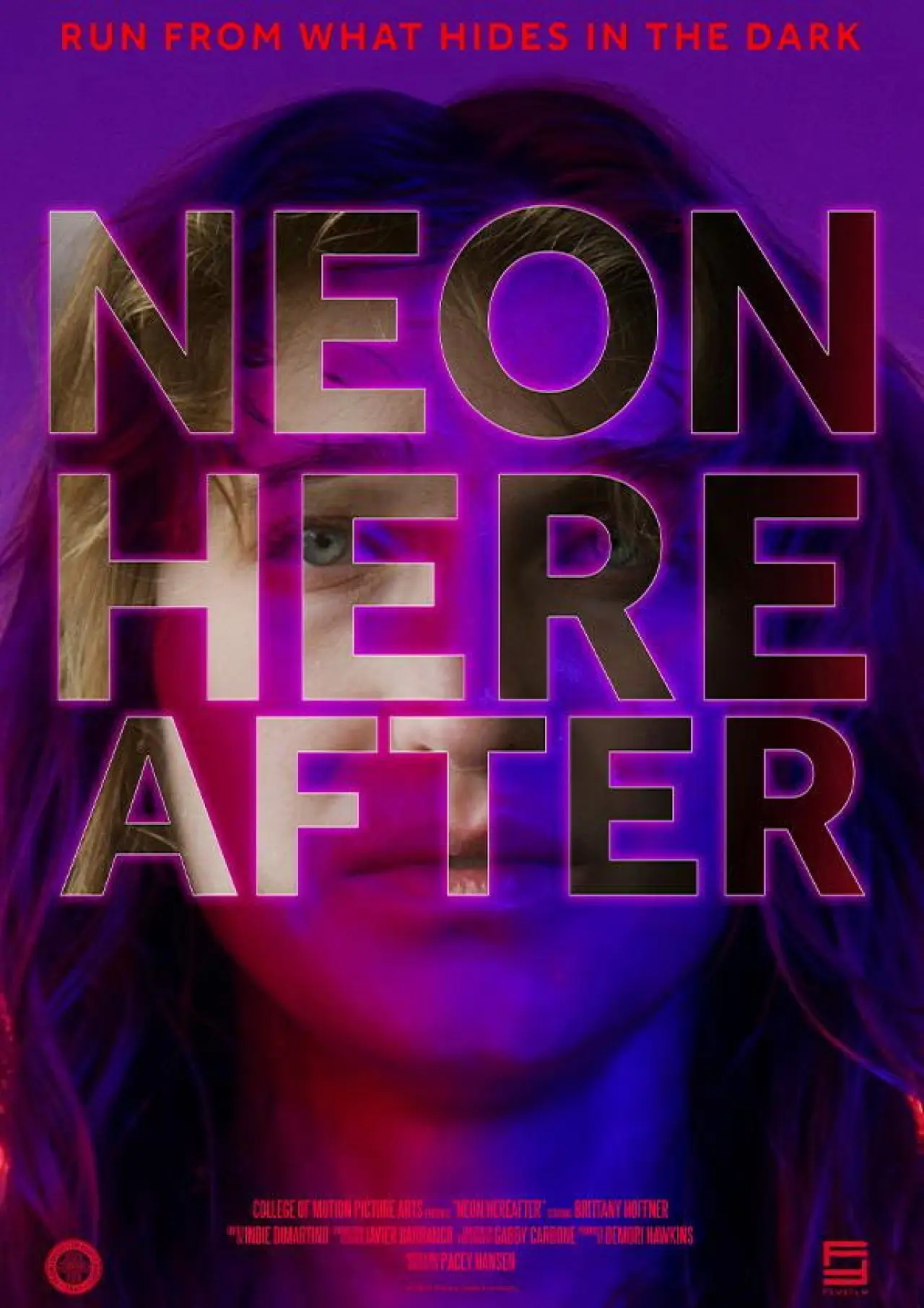 Movie poster "Neon Hereafter"